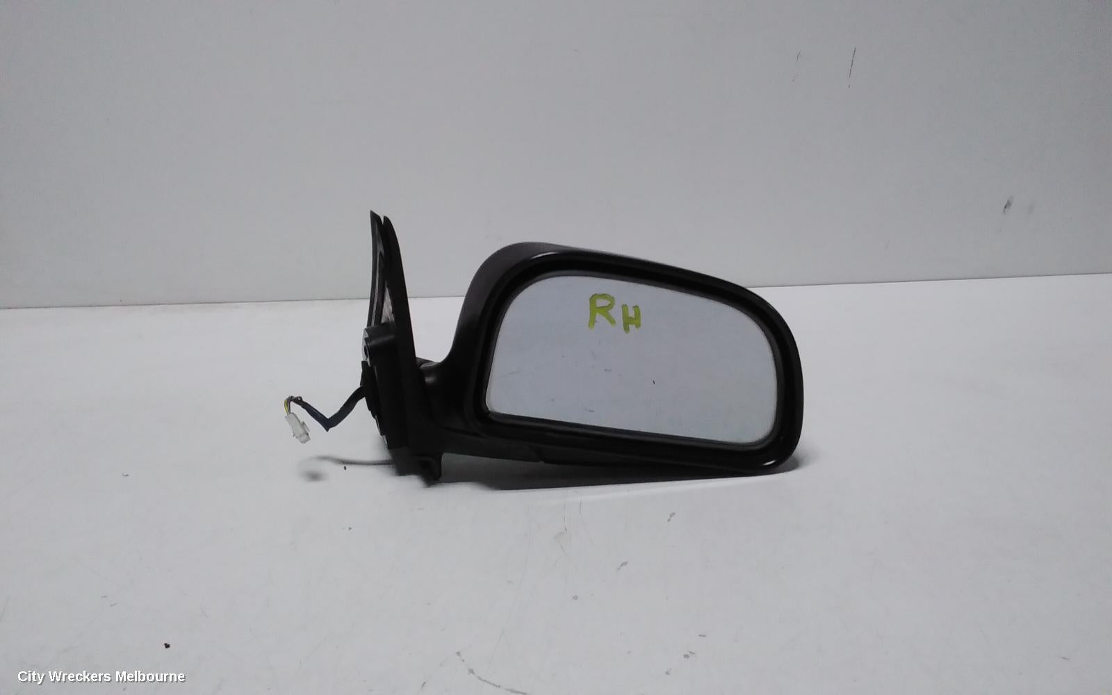 MITSUBISHI LANCER RIGHT DOOR MIRROR, CE/CK, POWER, SEDAN, BLACK, 07/1996 - 08/2003 - Image 1