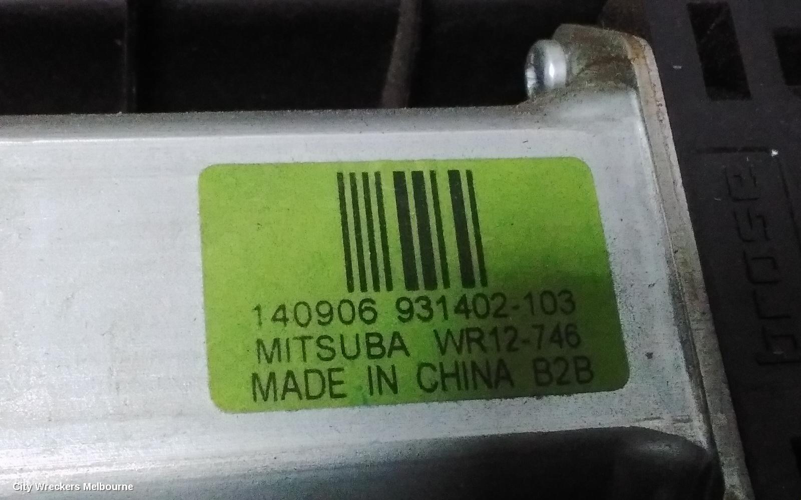 JEEP CHEROKEE LEFT REAR WND REG/MOTOR, KL, 02/2014 ONWARDS - Image 2
