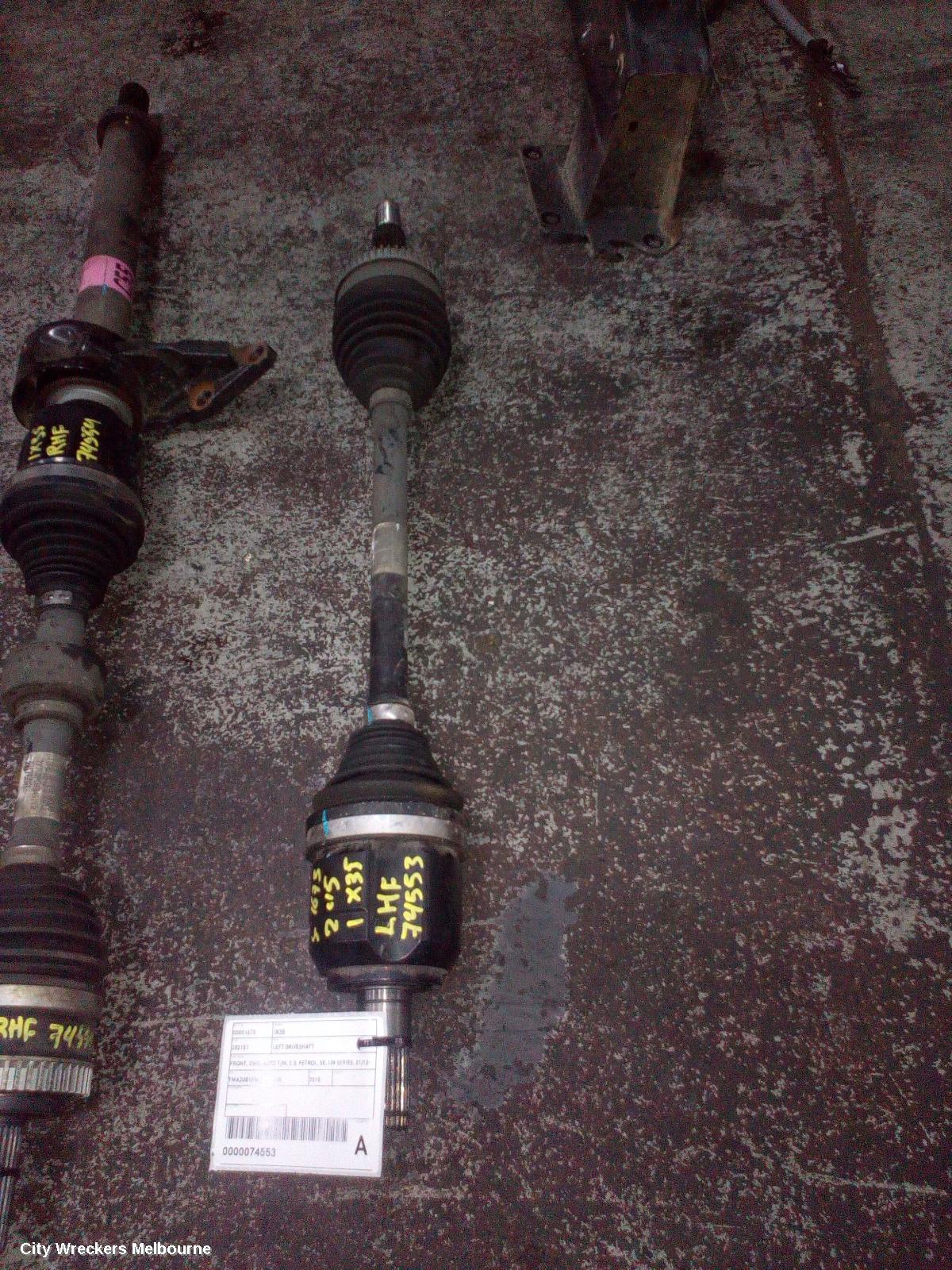 HYUNDAI IX35 LEFT DRIVESHAFT, FRONT, 2WD, AUTO T/M, 2.0, PETROL, SE, LM SERIES, 01/2013 - 01/2016 - Image 1