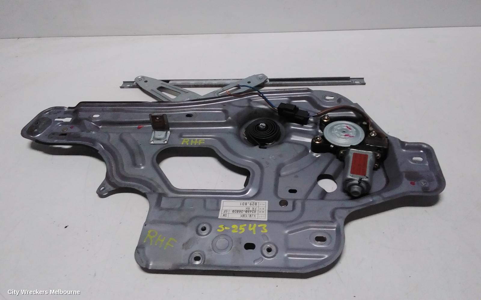HYUNDAI SANTA FE RIGHT FRONT WINDOW REG/MOTOR, SM, POWER, 11/2000 - 11/2005 - Image 1
