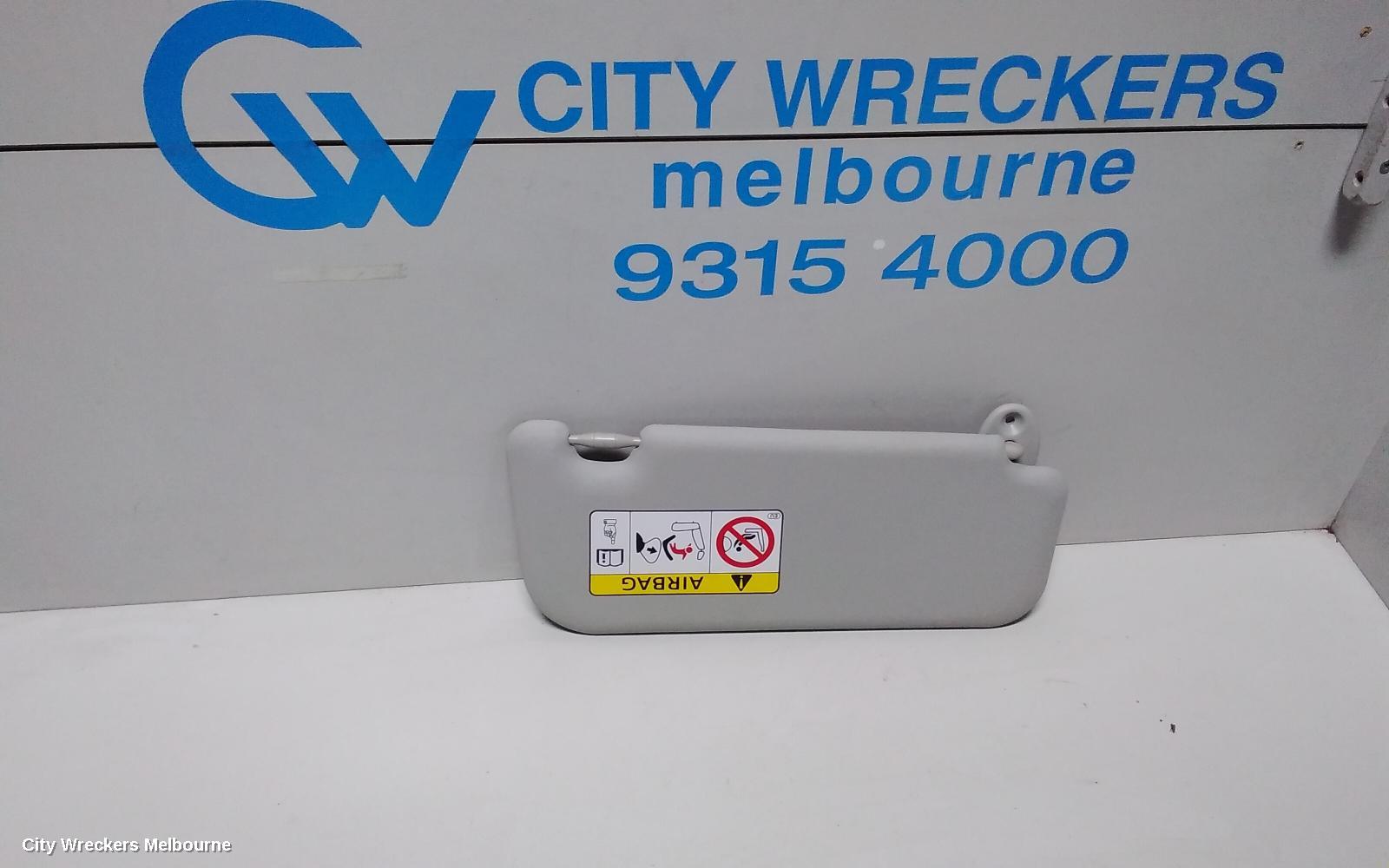 TOYOTA YARIS SUNVISOR, NCP13#, LH SIDE, 08/2011 - 12/2019 - Image 1