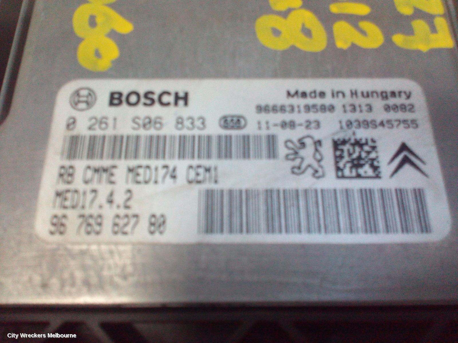 PEUGEOT 508 ECU, ENGINE ECU, 1.6, PETROL, VIN VF38*5FV, ECU ONLY, 07/2011 - 02/2015 - Image 1