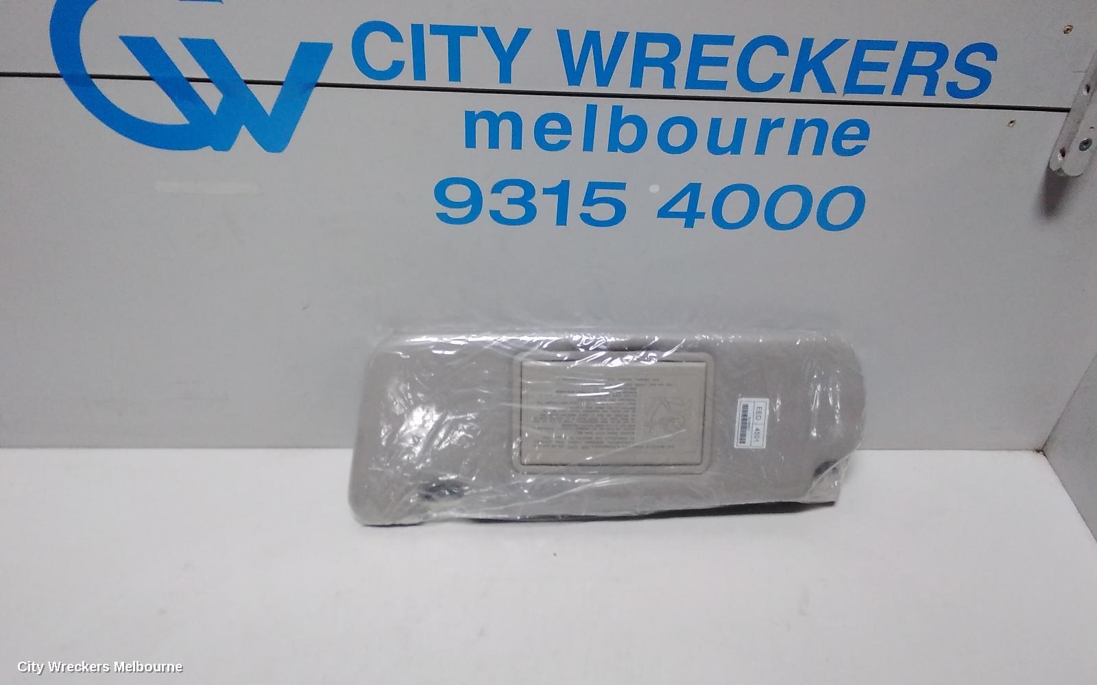 HOLDEN COMMODORE SUNVISOR, VE, LH SIDE, LIGHT GREY, 08/2006 - 04/2013 - Image 1