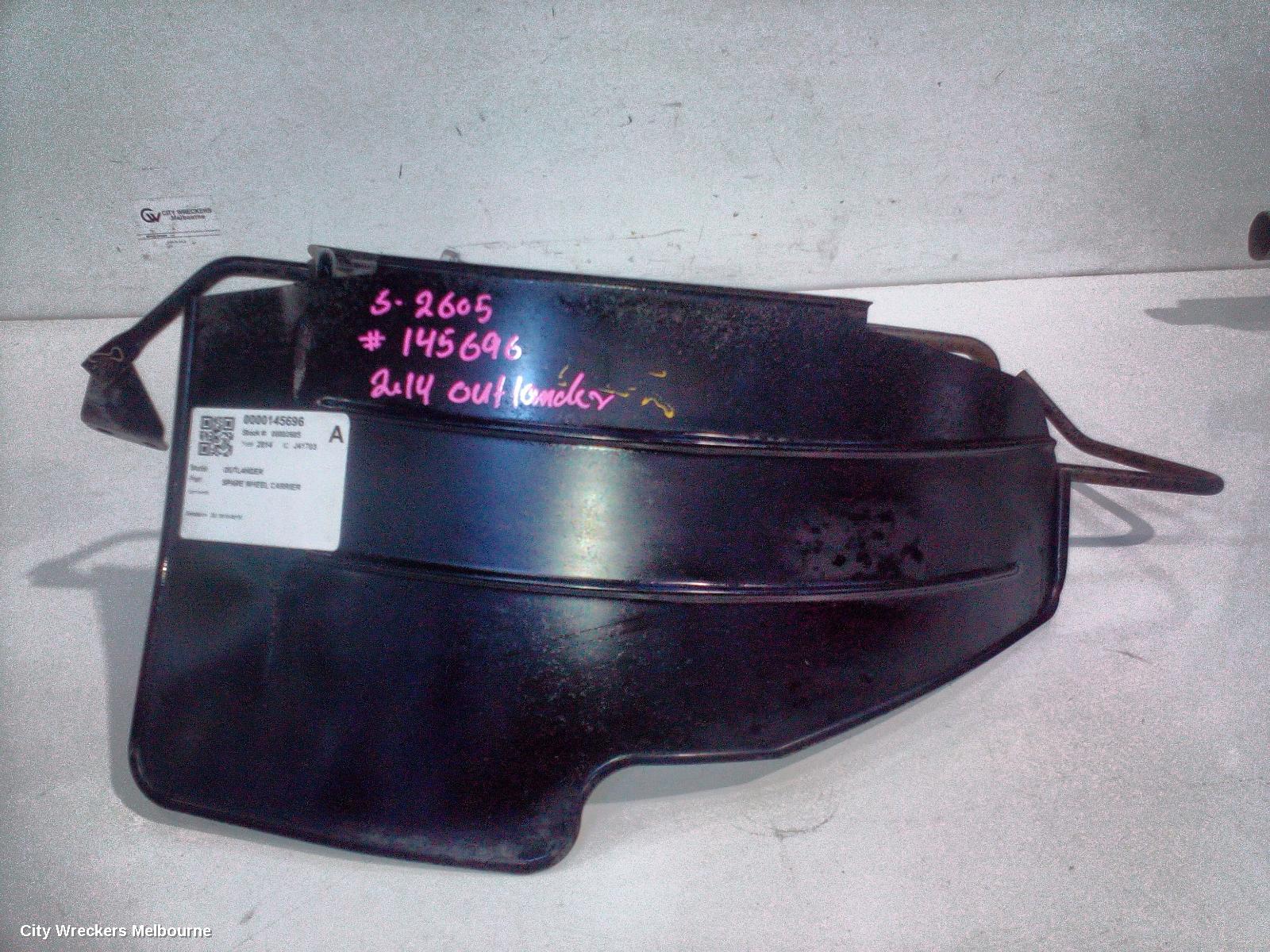 MITSUBISHI OUTLANDER SPARE WHEEL CARRIER, ZJ, 10/2012 - 03/2015 - Image 1