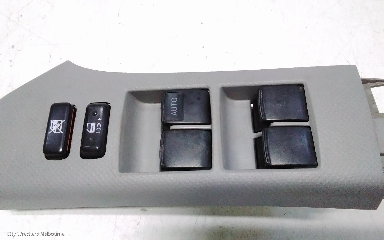 TOYOTA YARIS PWR DR WIND SWITCH, RH FRONT (MASTER SWITCH), 4 SWITCH TYPE, 5DR HATCH/SEDAN, NCP9#, 10/2005 ONWARDS - Image 2