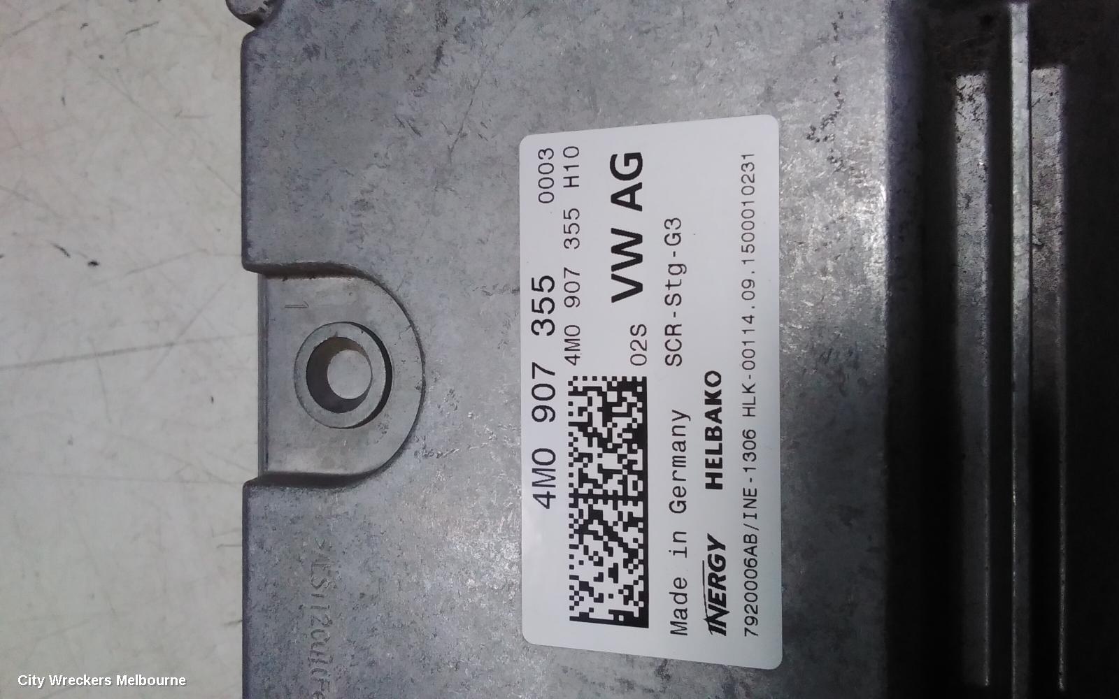 AUDI Q7 ECU, ADBLUE CONTROL UNIT, P/N 4M0907355, 4M, 07/2015 - 03/2020 - Image 1