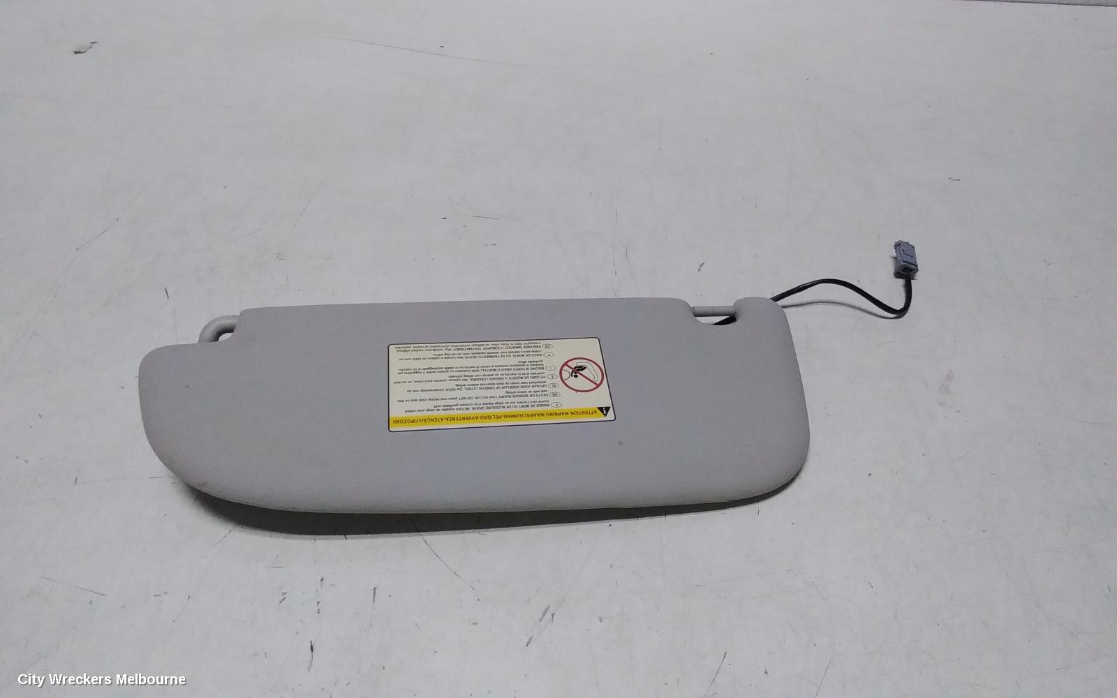 PEUGEOT 308 SUNVISOR, T7, RH SIDE, BLACK, 09/2007 - 01/2014 - Image 3