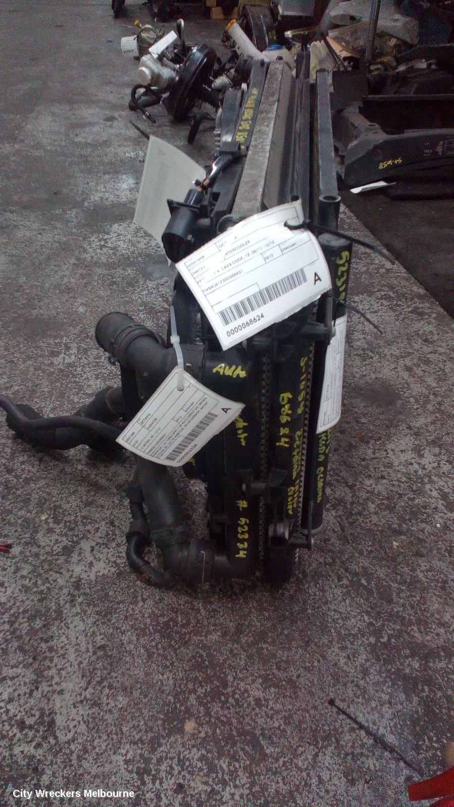 SKODA OCTAVIA INTERCOOLER, PETROL, 1.4, CAXA CODE, 1Z, 08/2010 - 10/2013 - Image 2