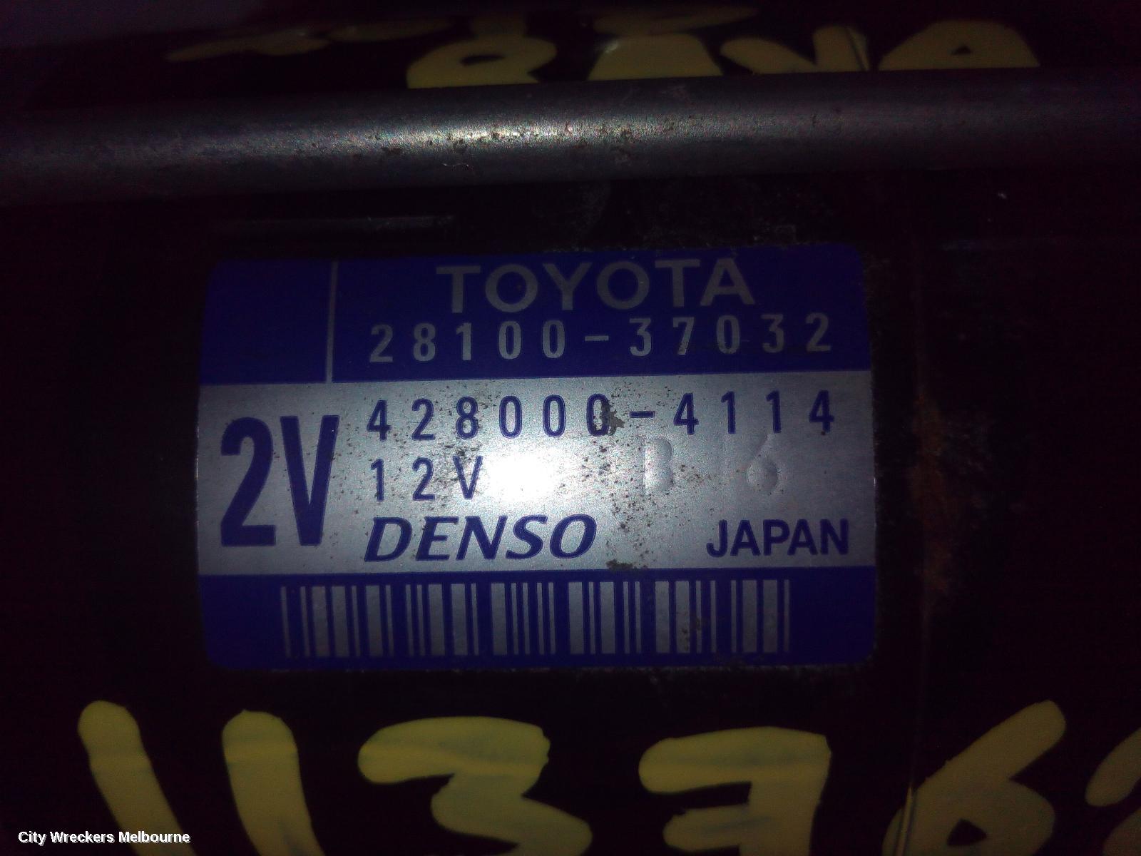 TOYOTA RAV4 STARTER, PETROL, 2.0, 3ZR-FE, ZSA42R, 12/2012 - 12/2018 - Image 3