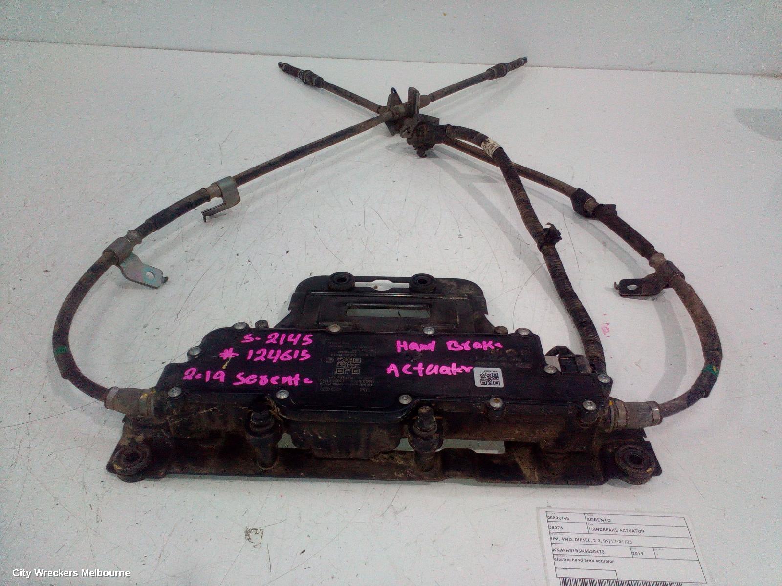 KIA SORENTO HANDBRAKE ACTUATOR, UM, 4WD, DIESEL, 2.2, 09/2017 - 01/2020 - Image 1