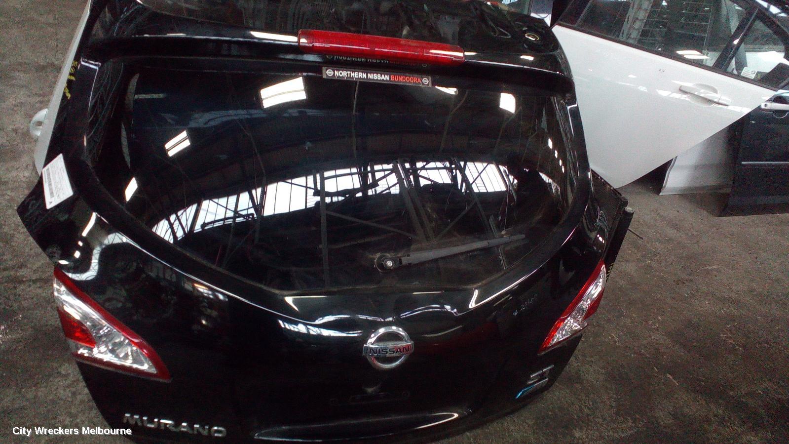 NISSAN MURANO BOOTLID/TAILGATE, TAILGATE, Z51, ST, MANUAL OPERATED, W/ CAMERA TYPE, 09/2011 - 12/2014 - Image 1