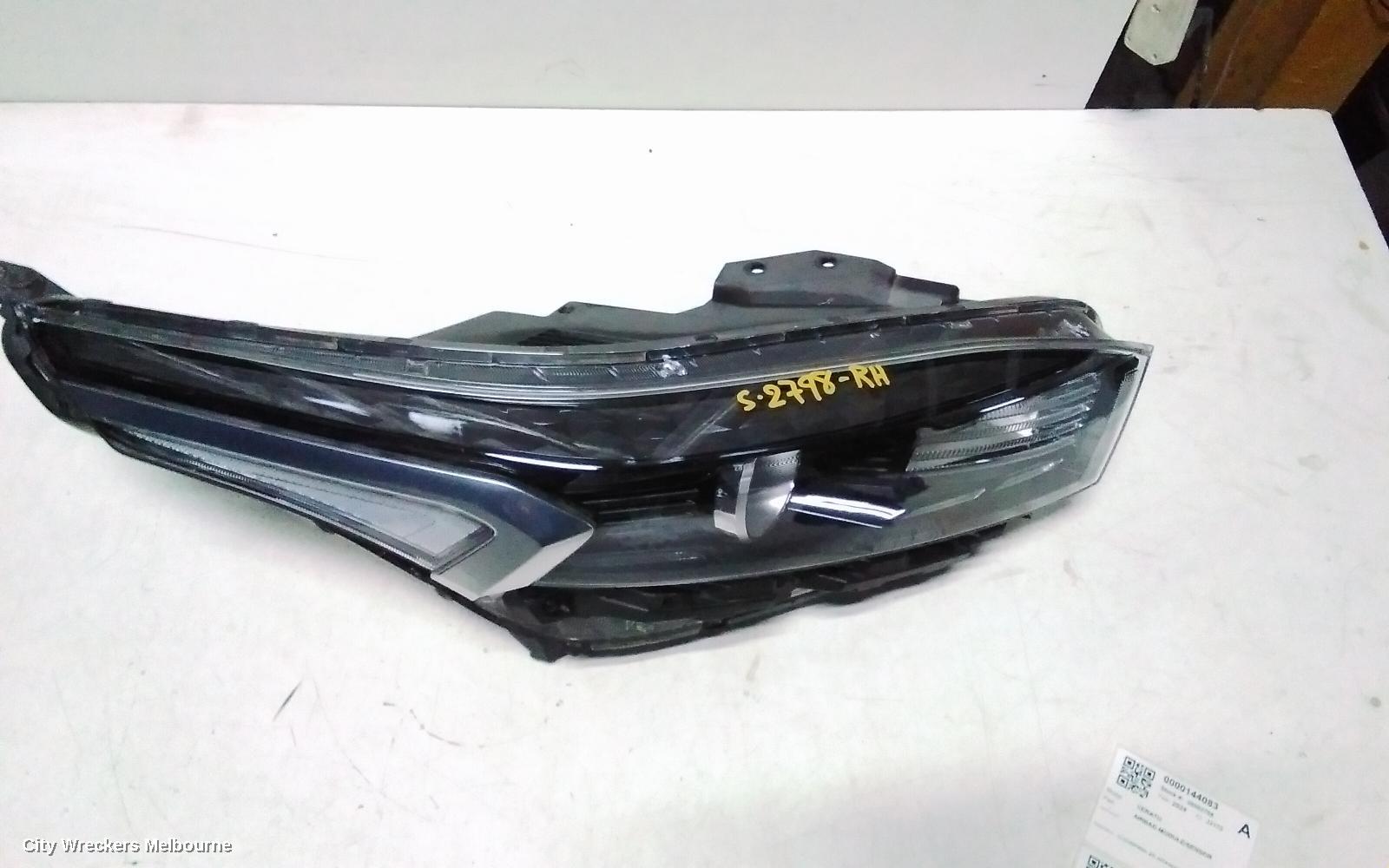 KIA CERATO RIGHT HEADLAMP, BD, HALOGEN TYPE, 04/2021 ONWARDS - Image 2