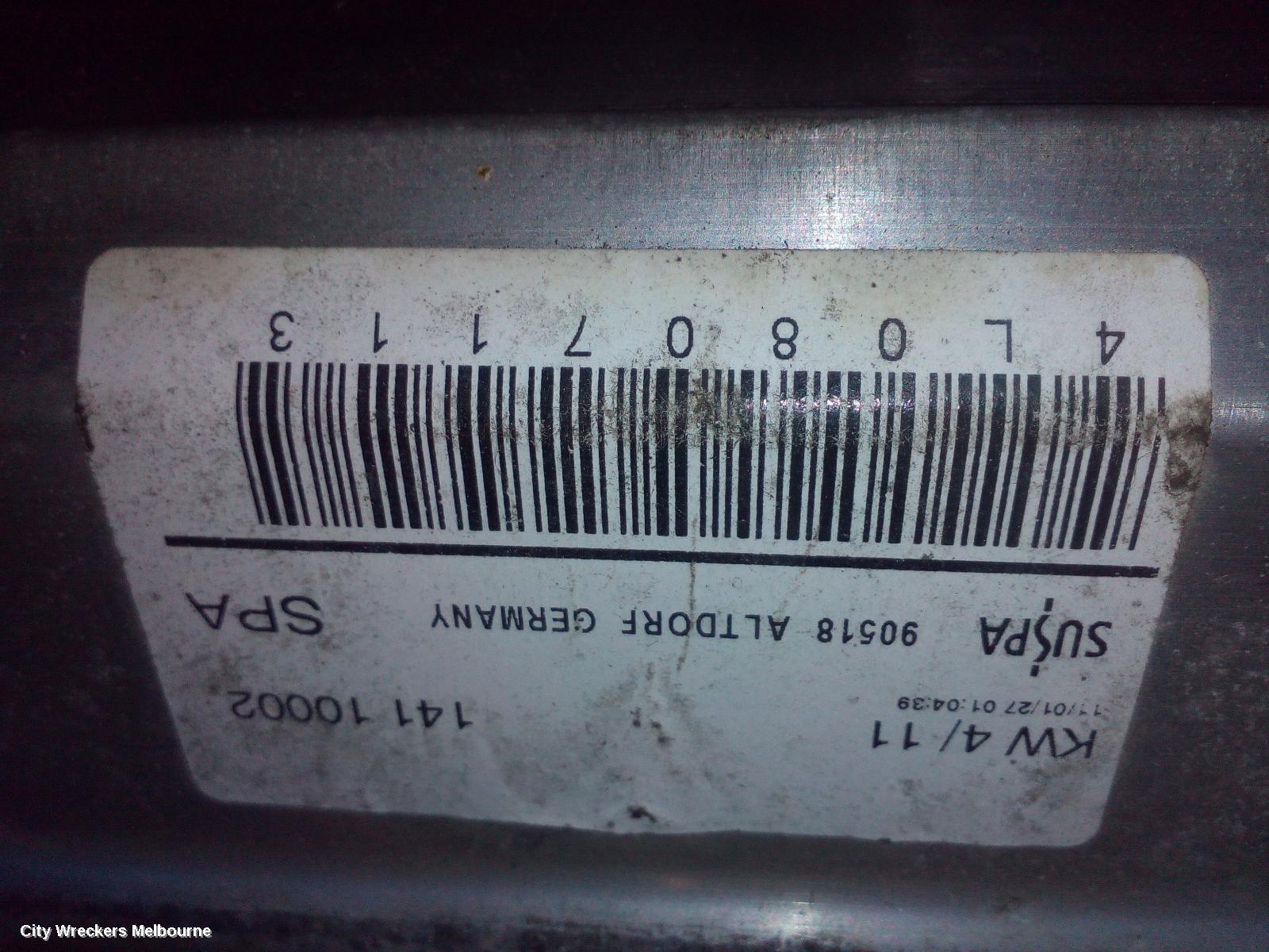 AUDI Q7 F/BAR REINFORC/BRACK, REINFORCEMENT, 4L, 09/2006 - 08/2015 - Image 3