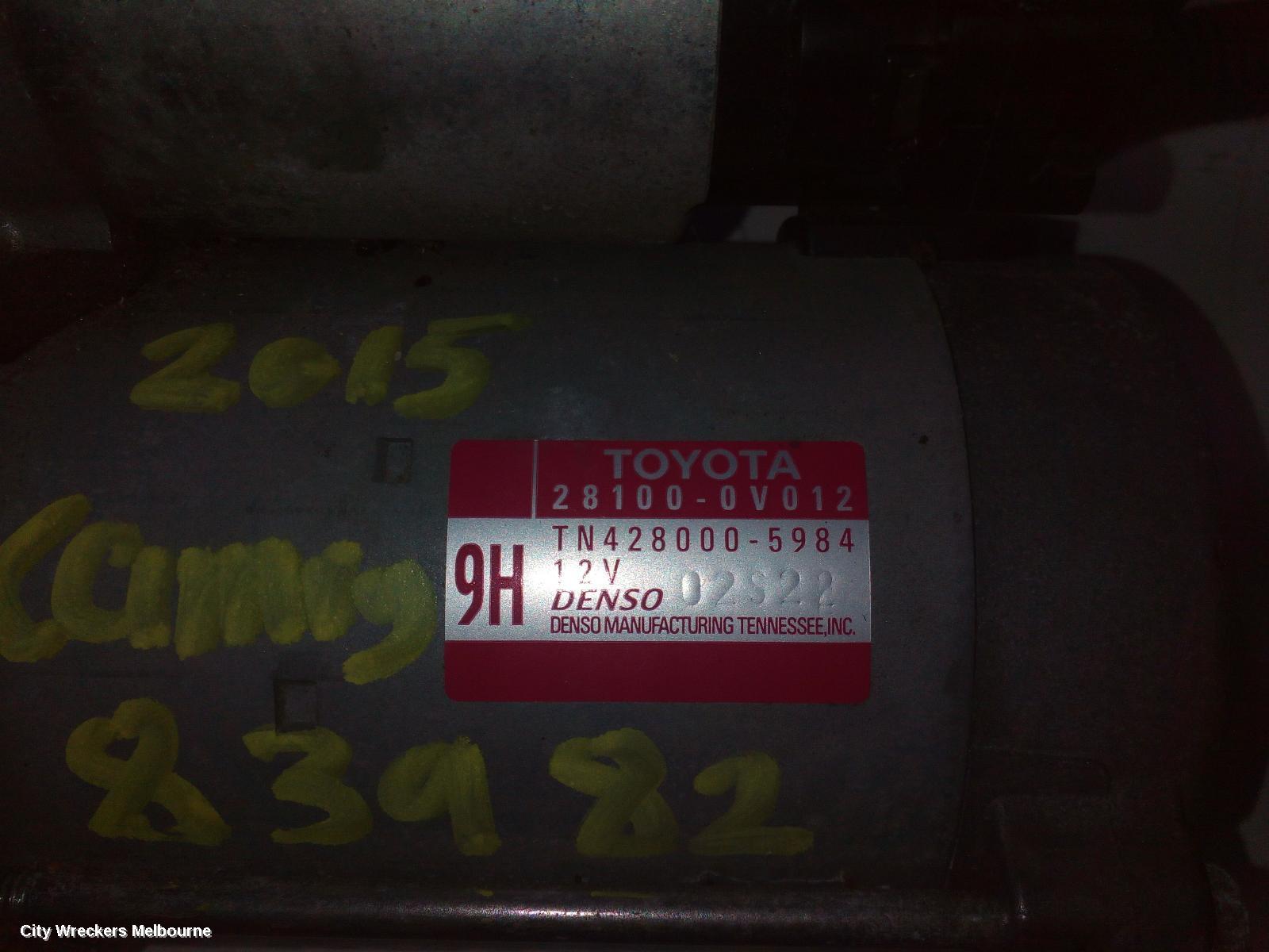 TOYOTA CAMRY STARTER, PETROL, 2.5, 2AR-FE, ASV50, 12/2011 - 10/2017 - Image 2