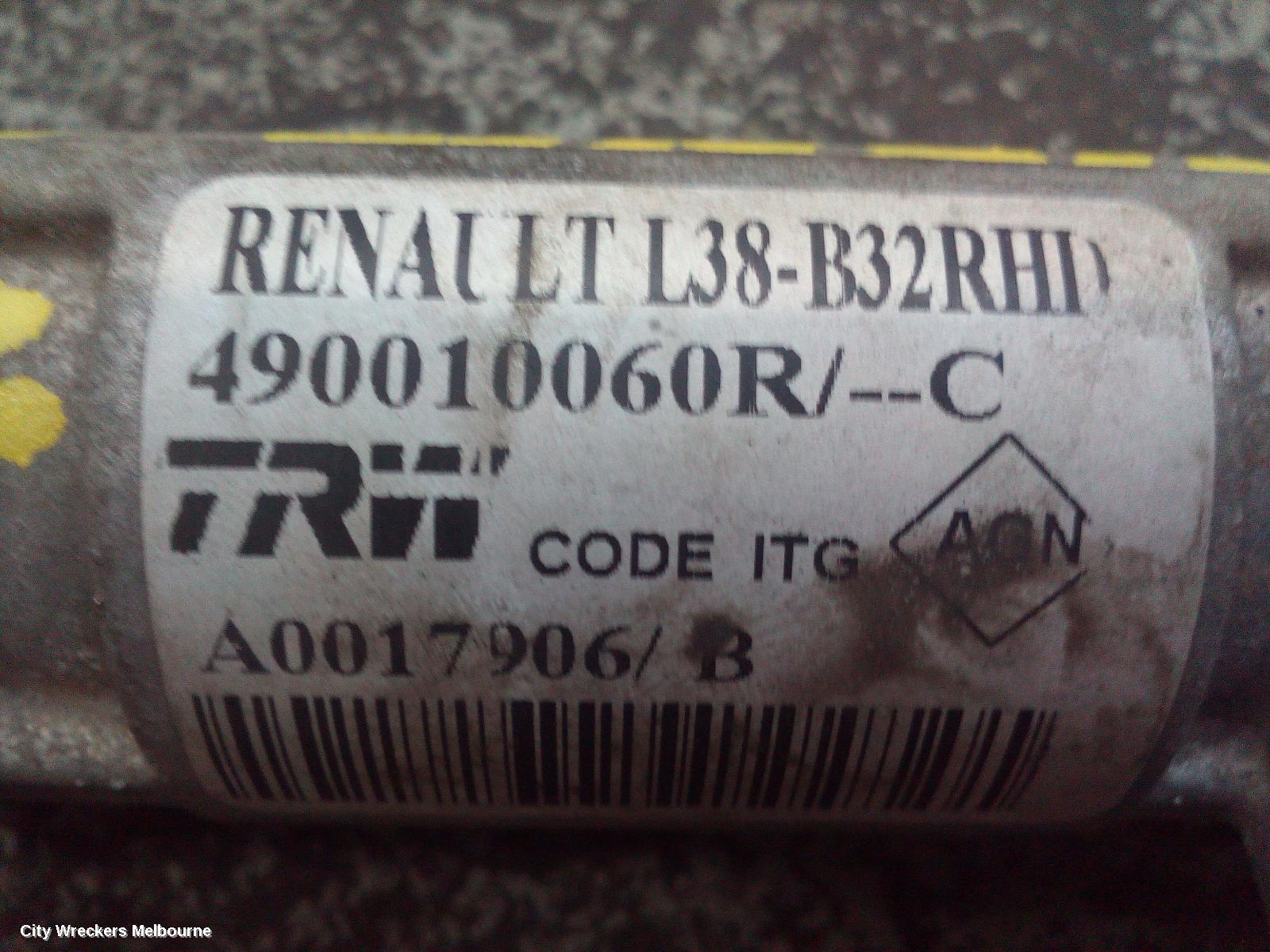 RENAULT FLUENCE STEERING BOX/RACK, X38 09/2010 - 01/2016 - Image 2