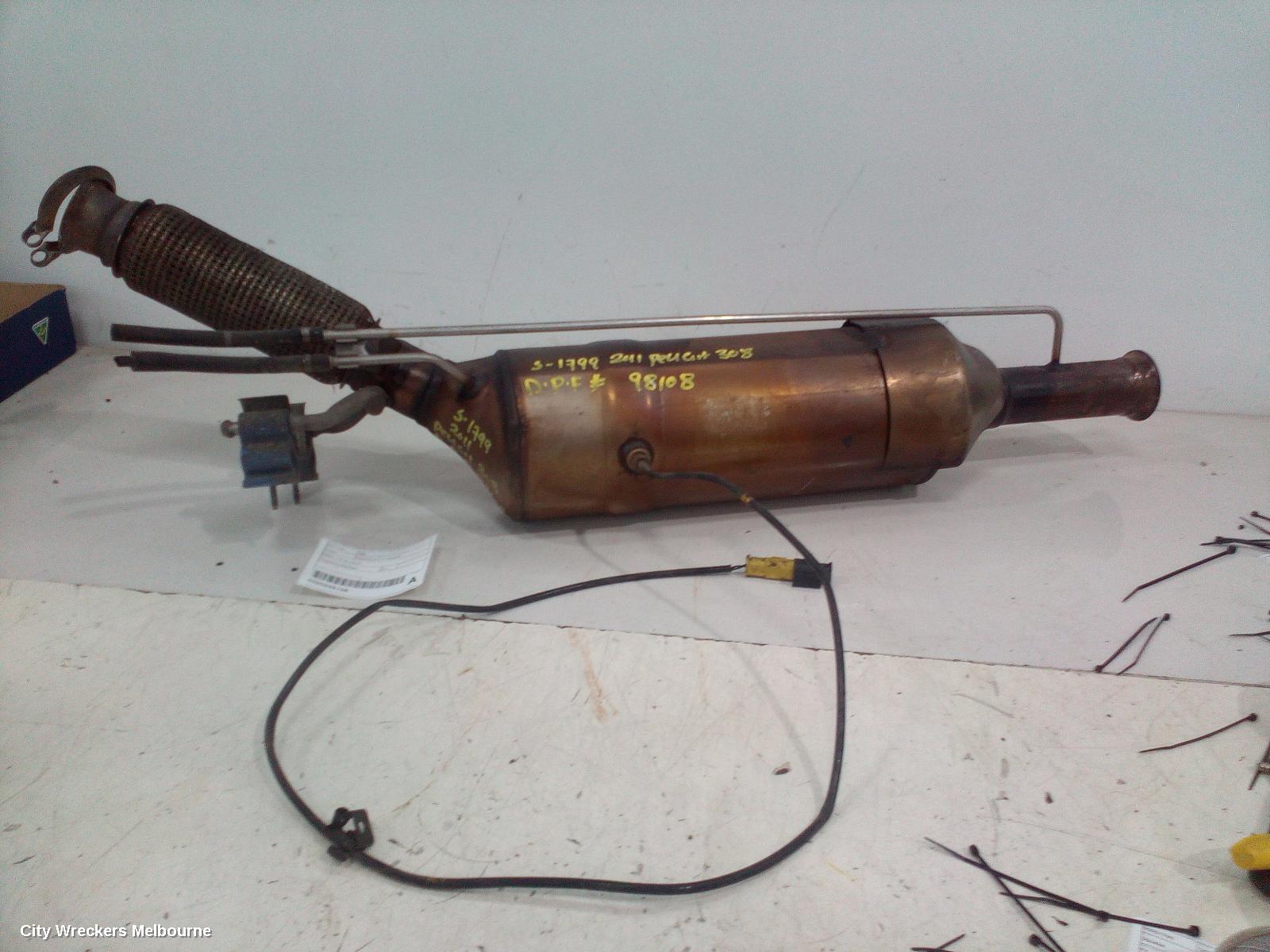 PEUGEOT 308 PARTICULATE FILTER/DPF, DIESEL, 2.0, T7, 09/2007 ONWARDS - Image 1