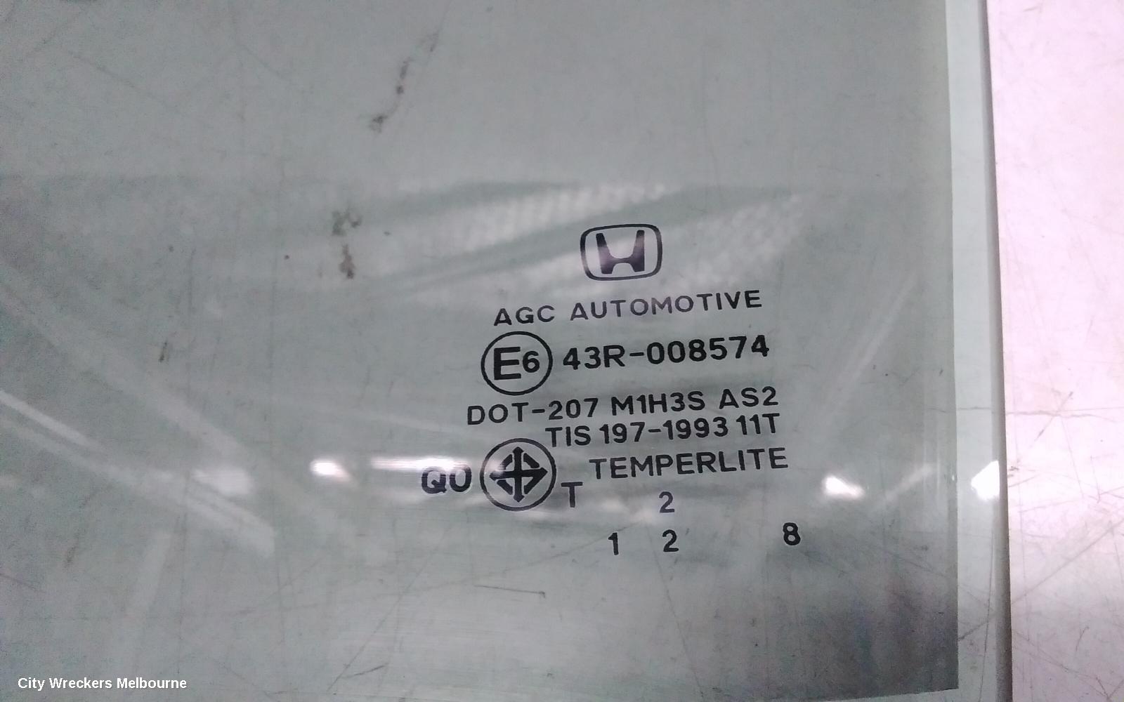 HONDA CIVIC LEFT REAR DOOR WINDOW, 9TH GEN, SEDAN, 02/2012 - 04/2016 - Image 3