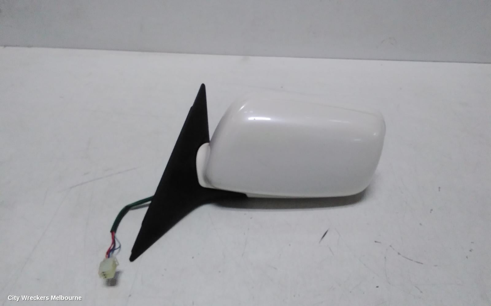 SUBARU OUTBACK LEFT DOOR MIRROR, 3RD GEN, BLACK, 10/1998 - 08/2003 - Image 1