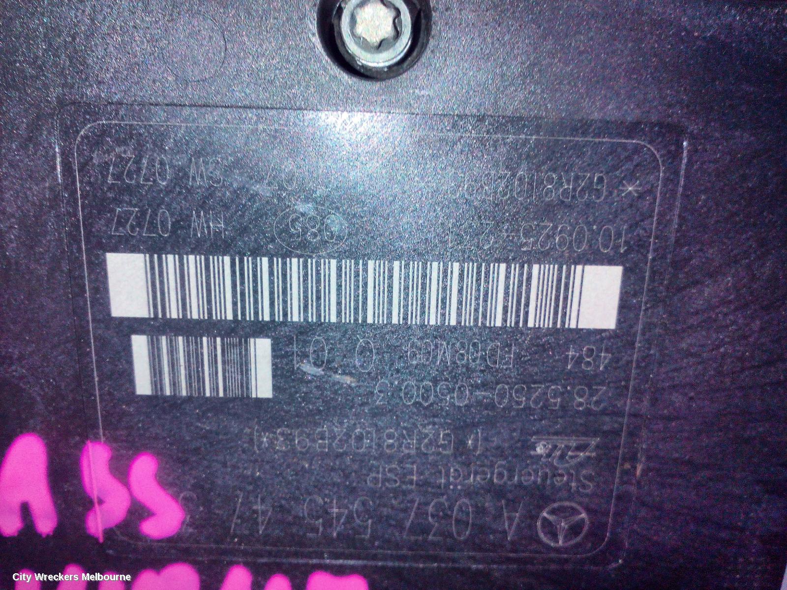 MERCEDES CLC CLASS ABS PUMP/MODULATOR, CL203 08/2008 - 03/2011 - Image 3