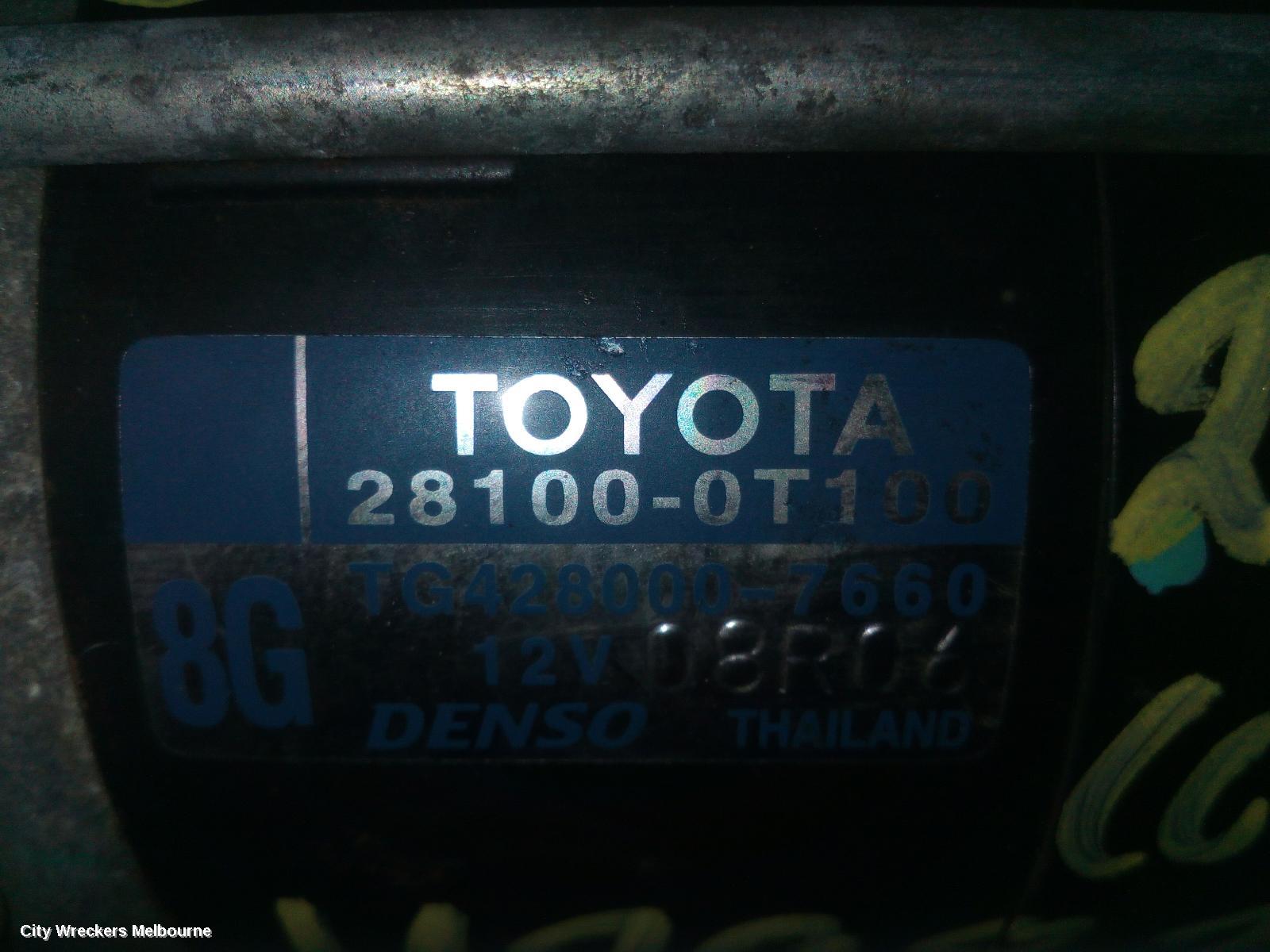 TOYOTA COROLLA STARTER, PETROL, 1.8, 2ZR-FE, ZRE172R, 12/2013 - 06/2019 - Image 3