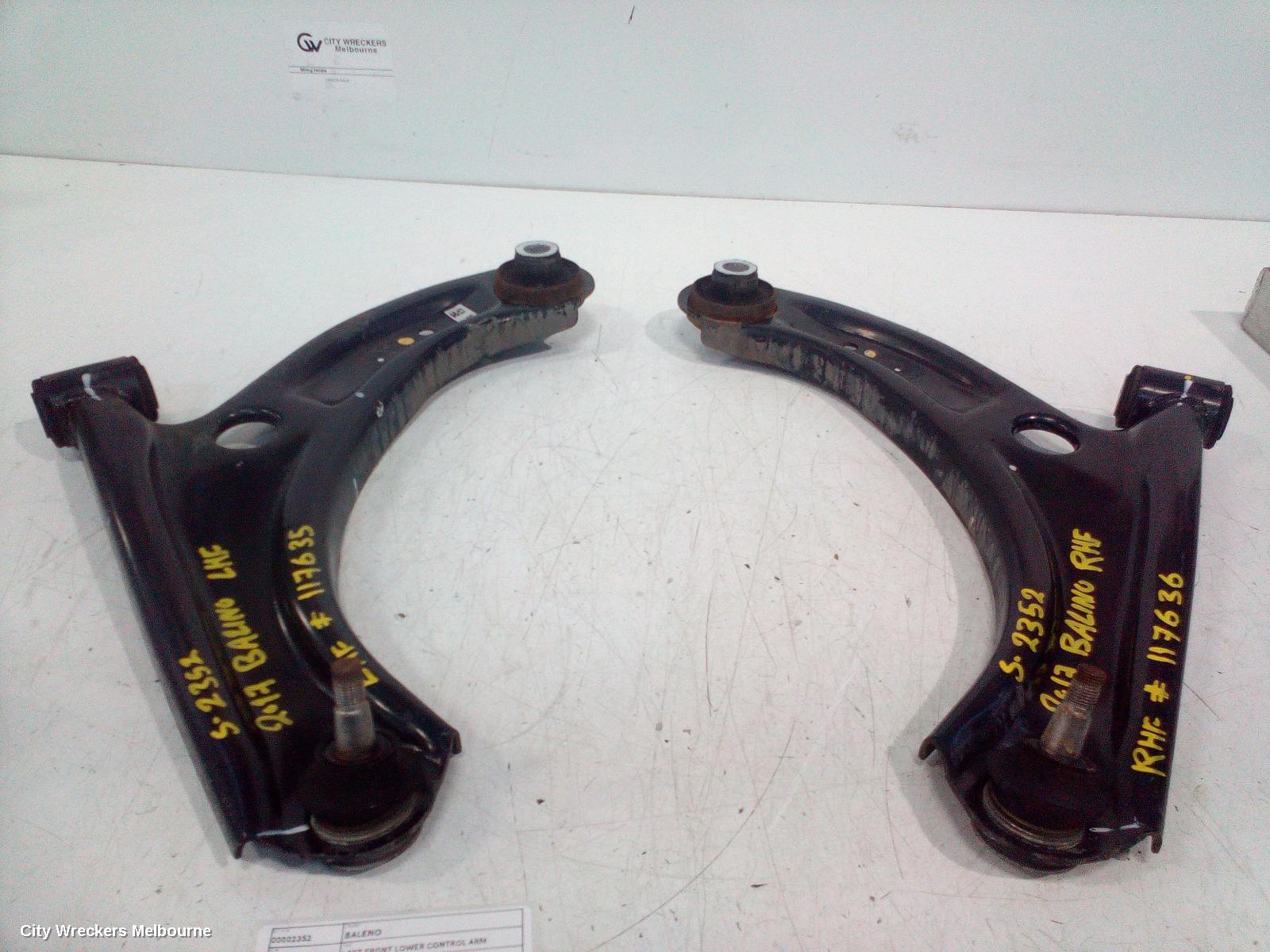 SUZUKI BALENO LEFT FRONT LOWER CONTROL ARM, EW, 04/2016 - 12/2022 - Image 3