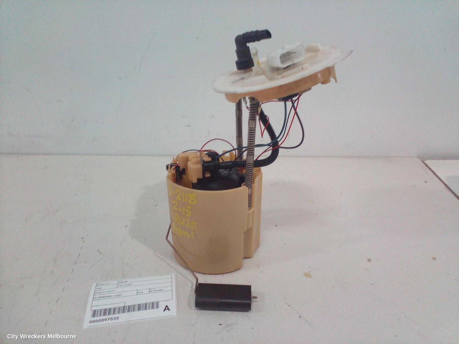 HOLDEN CRUZE FUEL PUMP, IN TANK (PUMP & SENDER), PETROL, 1.8, F18D4, JG-JH, 03/2009 - 01/2017 - Image 2