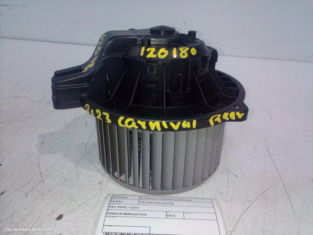 KIA CARNIVAL/GRAND CARNIVAL HEATER FAN MOTOR, KA4, REAR, 10/2020 ONWARDS - Image 2