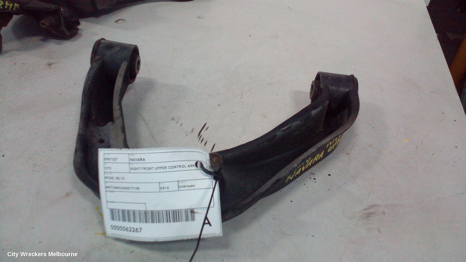 NISSAN NAVARA RIGHT FRONT UPPER CONTROL ARM, NP300, 05/2015 - 12/2020 - Image 1