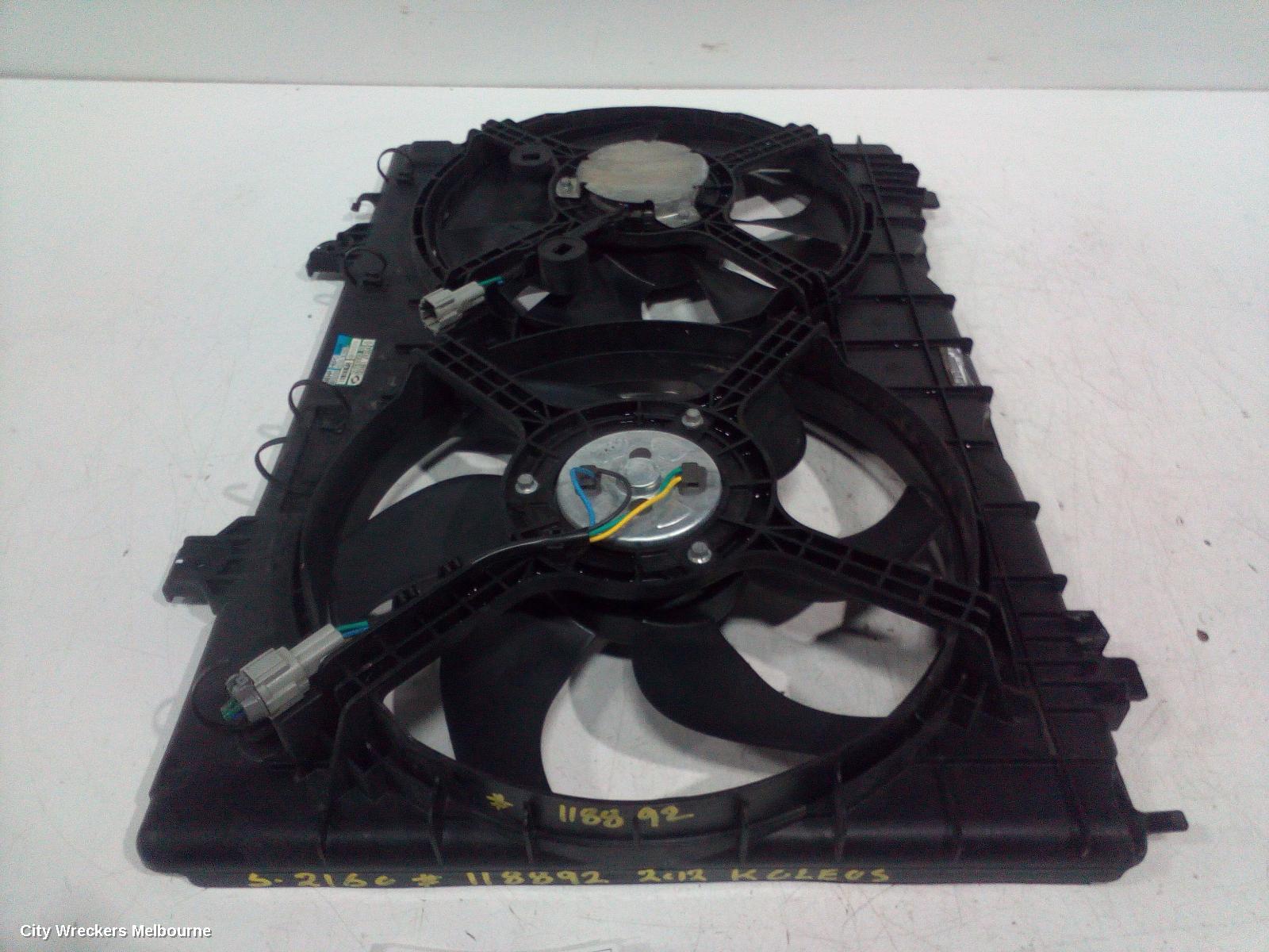 RENAULT KALEOS FAN, DUAL FAN ASSY, PETROL, H45, 09/2008 - 04/2016 - Image 1