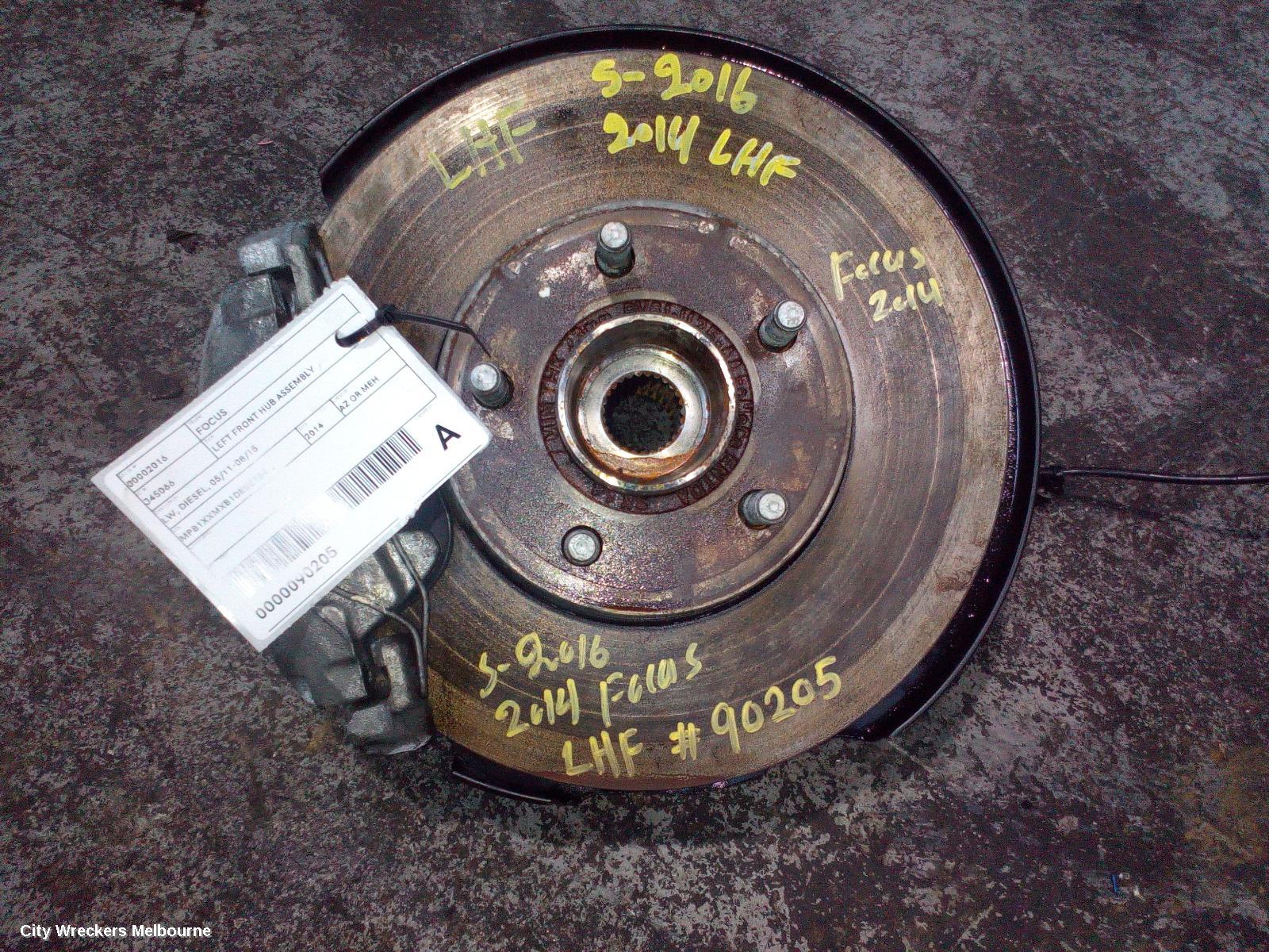 FORD FOCUS LEFT FRONT HUB ASSEMBLY, LW, DIESEL, 05/2011 - 08/2015 - Image 1