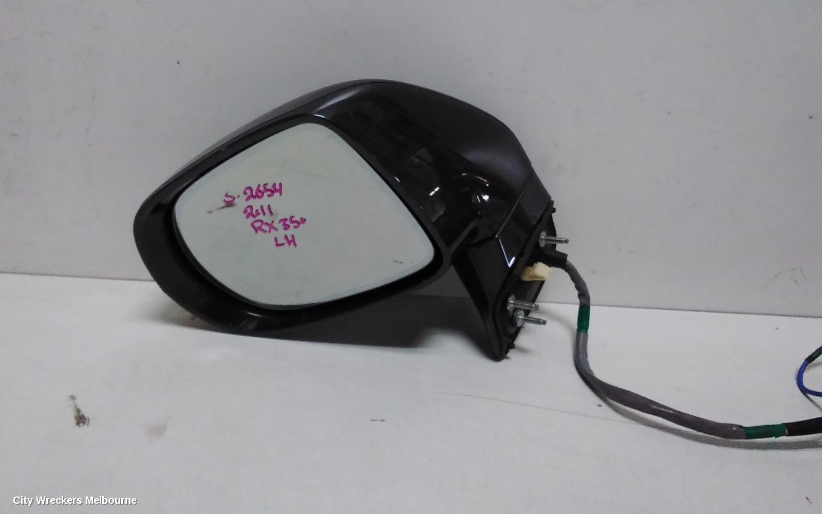 LEXUS RX SERIES LEFT DOOR MIRROR, AL10, COLOUR CODED, NON CAMERA TYPE, 12/2008 - 08/2015 - Image 2