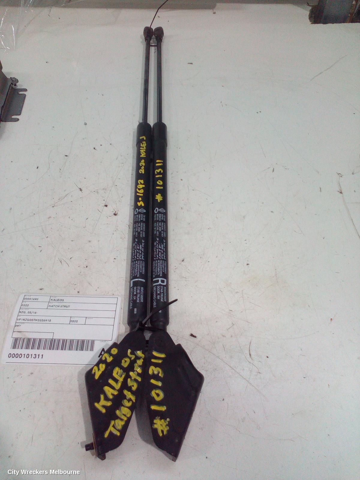 RENAULT KALEOS HATCH STRUT, XZG, 05/2016 ONWARDS - Image 2