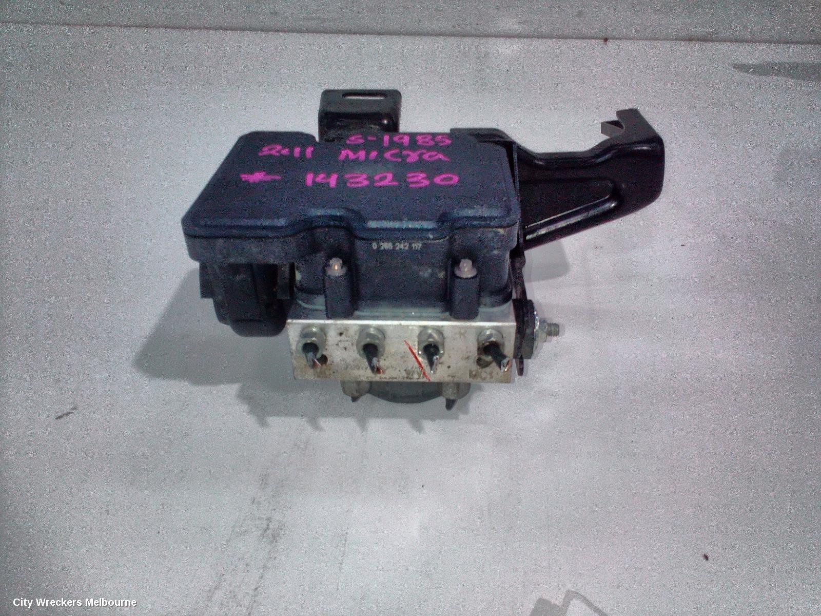 NISSAN MICRA ABS PUMP/MODULATOR, K13, 11/2010 - 12/2016 - Image 2