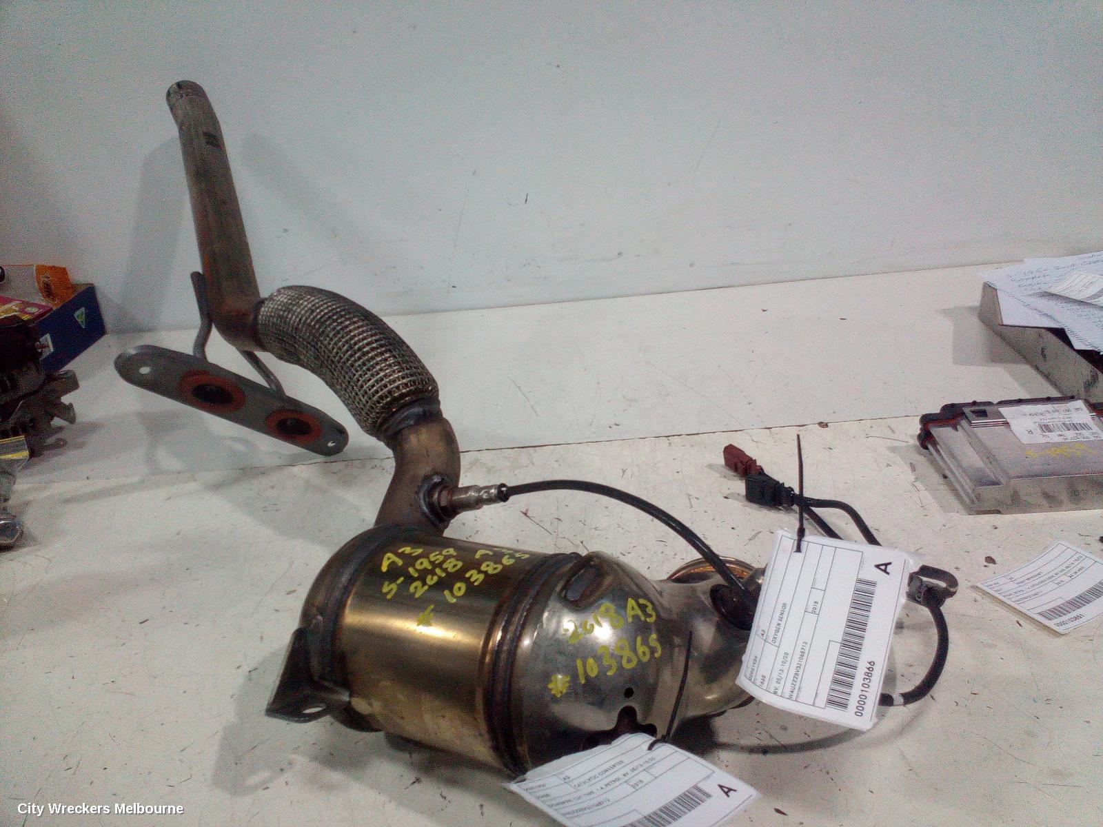 AUDI A3 CATALYTIC CONVERTER, DOWNPIPE-CAT TYPE, 1.4, PETROL, 8V, 05/2013 - 10/2020 - Image 3