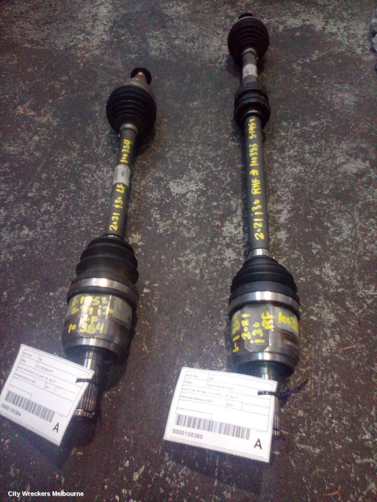 HYUNDAI I30 RIGHT DRIVESHAFT, AUTO T/M, PETROL, 2.0, G4NC, PD, 03/2017 ONWARDS - Image 2