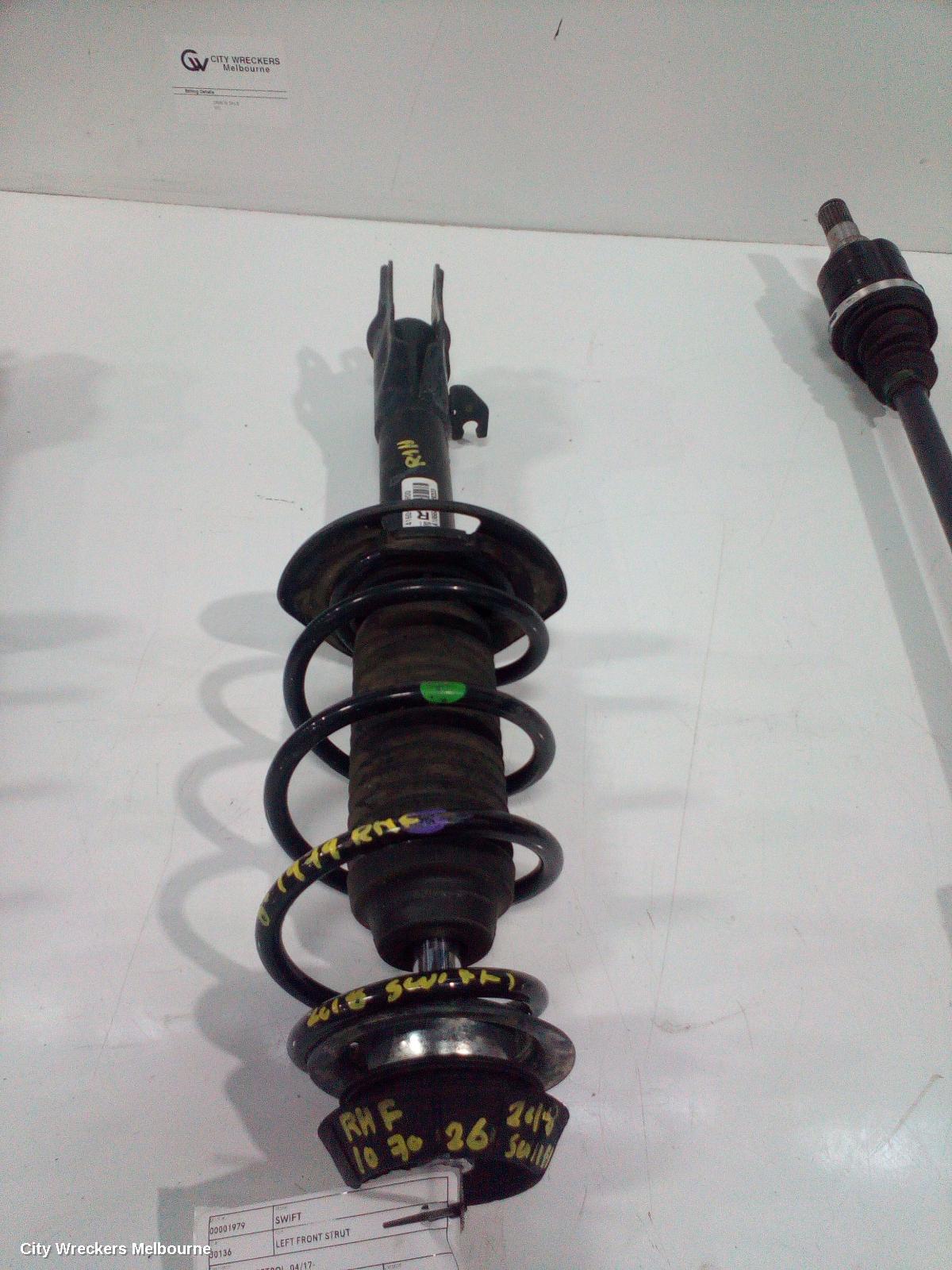 SUZUKI SWIFT LEFT FRONT STRUT, AZ, 1.0/1.2, PETROL, 04/2017 ONWARDS - Image 3