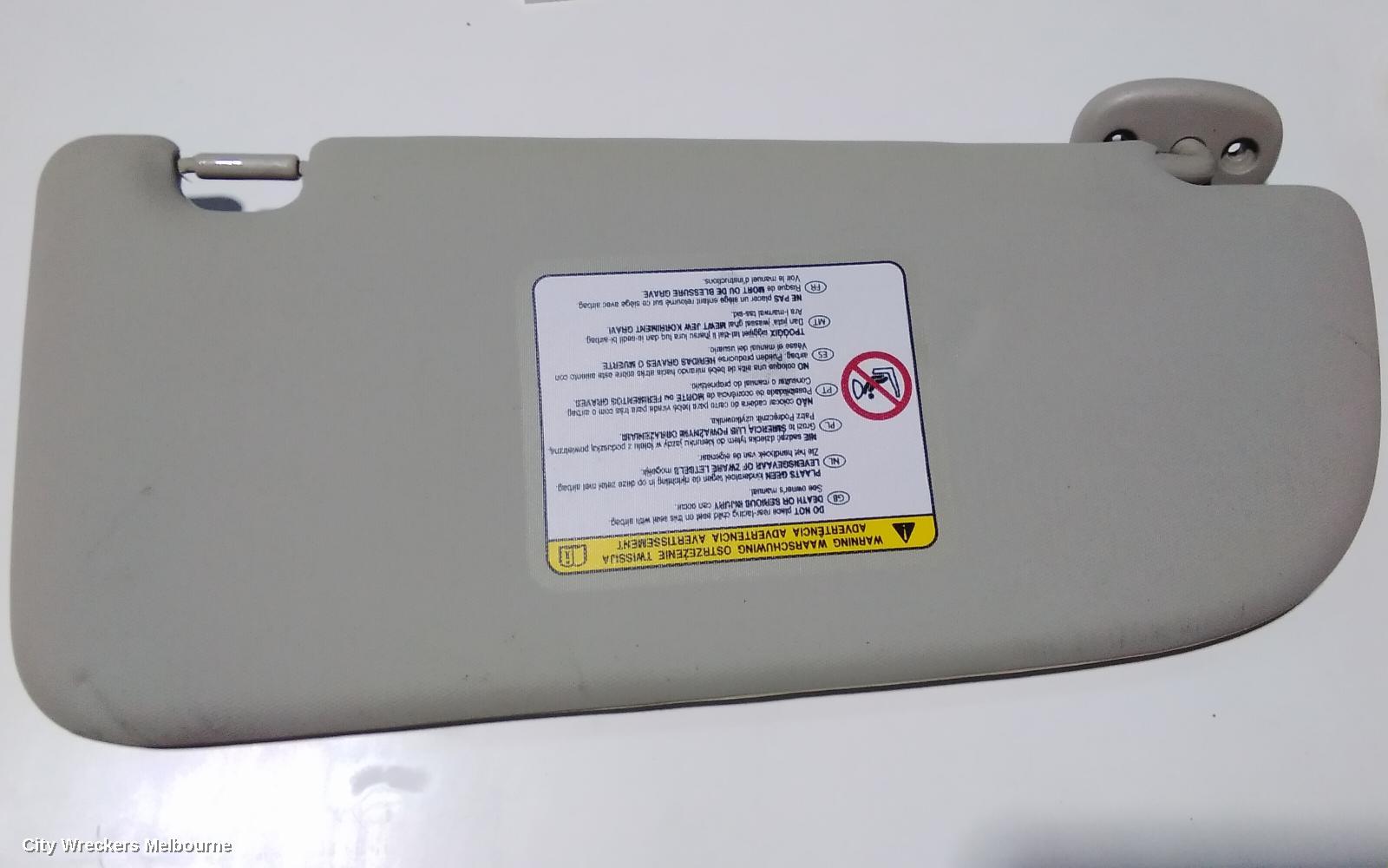 HOLDEN COLORADO SUNVISOR, RG, LH SIDE, 01/2012 - 12/2020 - Image 3