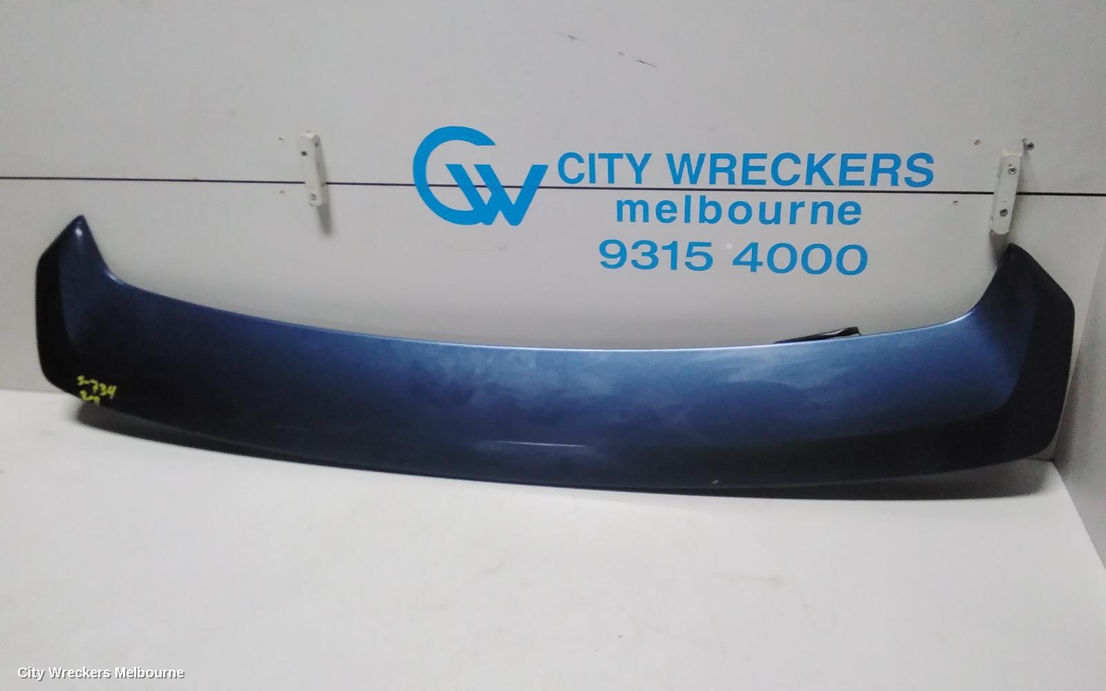 SUBARU IMPREZA REAR SPOILER, BOOTLID, G3, NON WRX/STI TYPE, 04/2007 - 11/2011 - Image 2