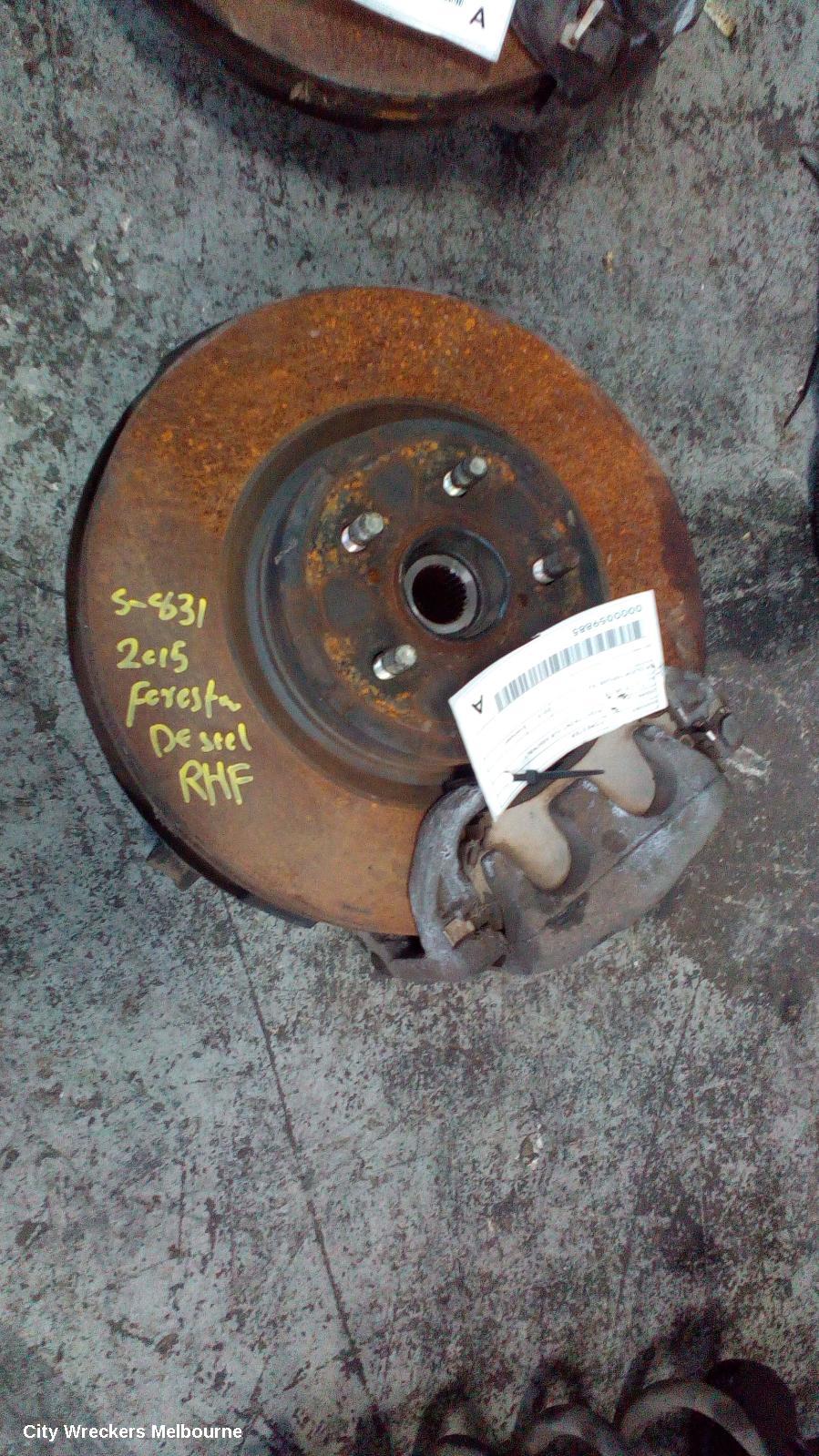 SUBARU FORESTER RIGHT FRONT HUB ASSEMBLY, SJ, 12/2013 - 08/2018 - Image 1