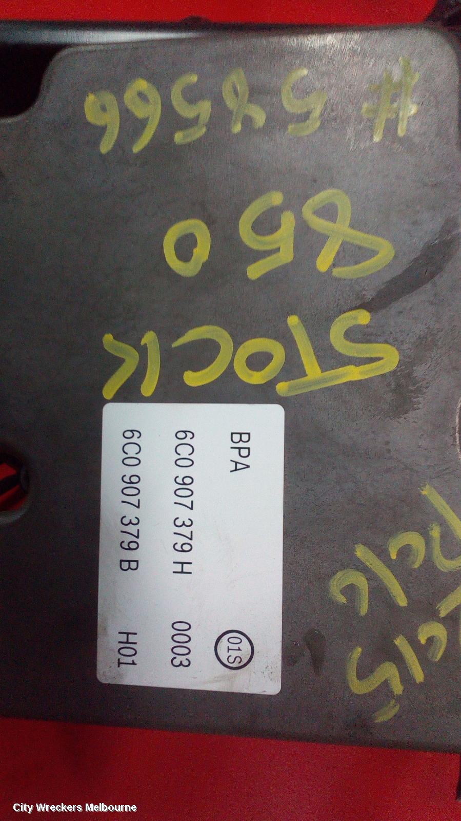 VOLKSWAGEN POLO ABS PUMP/MODULATOR, 6R, P/N 6C0614517M, 05/2014 - 09/2017 - Image 1