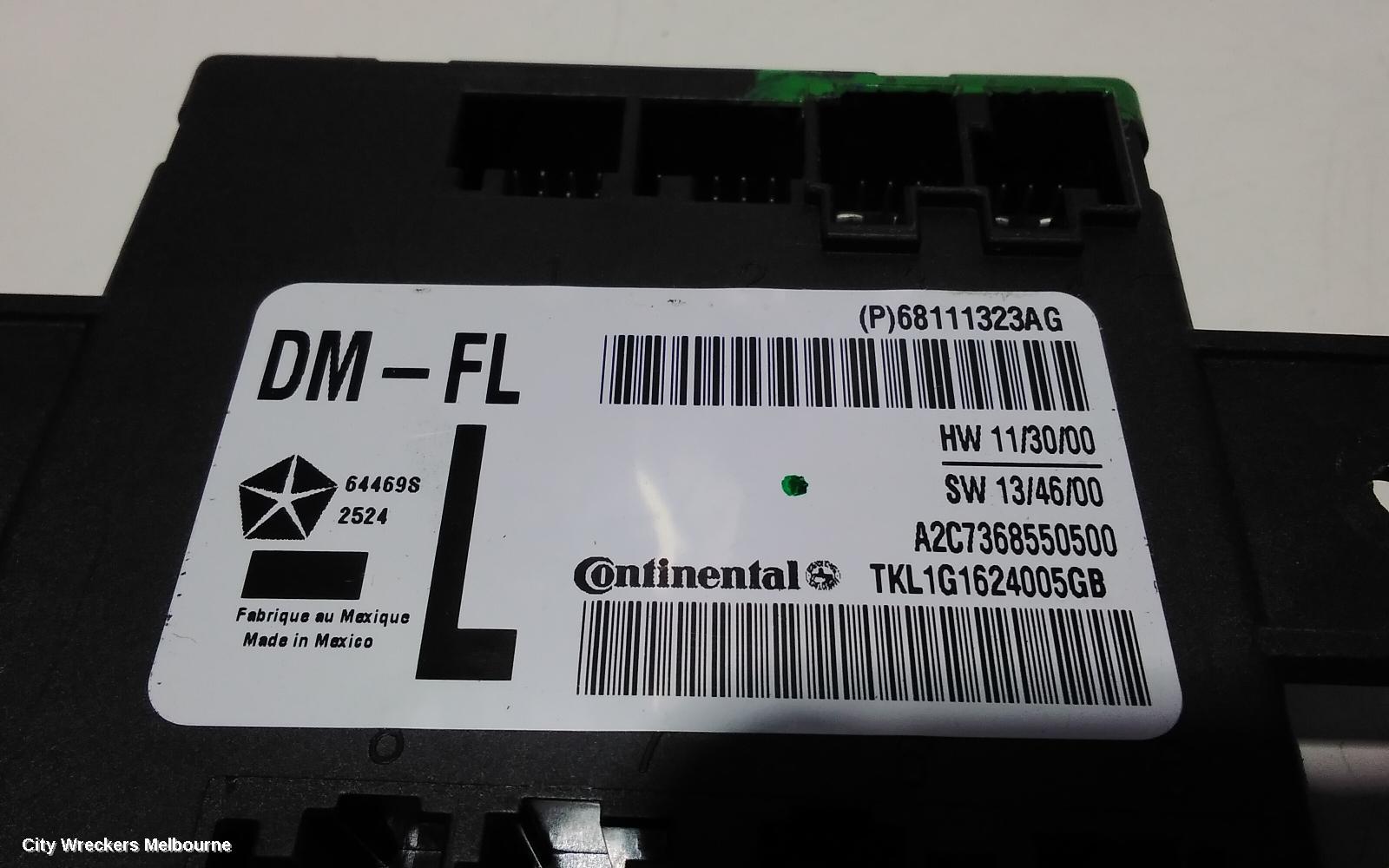 JEEP CHEROKEE, KL, 06/2014 - 11/2022, LHF DOOR JEEP ECU CONTROL MODULE UNIT 68111323AG: 92582 - Image 2