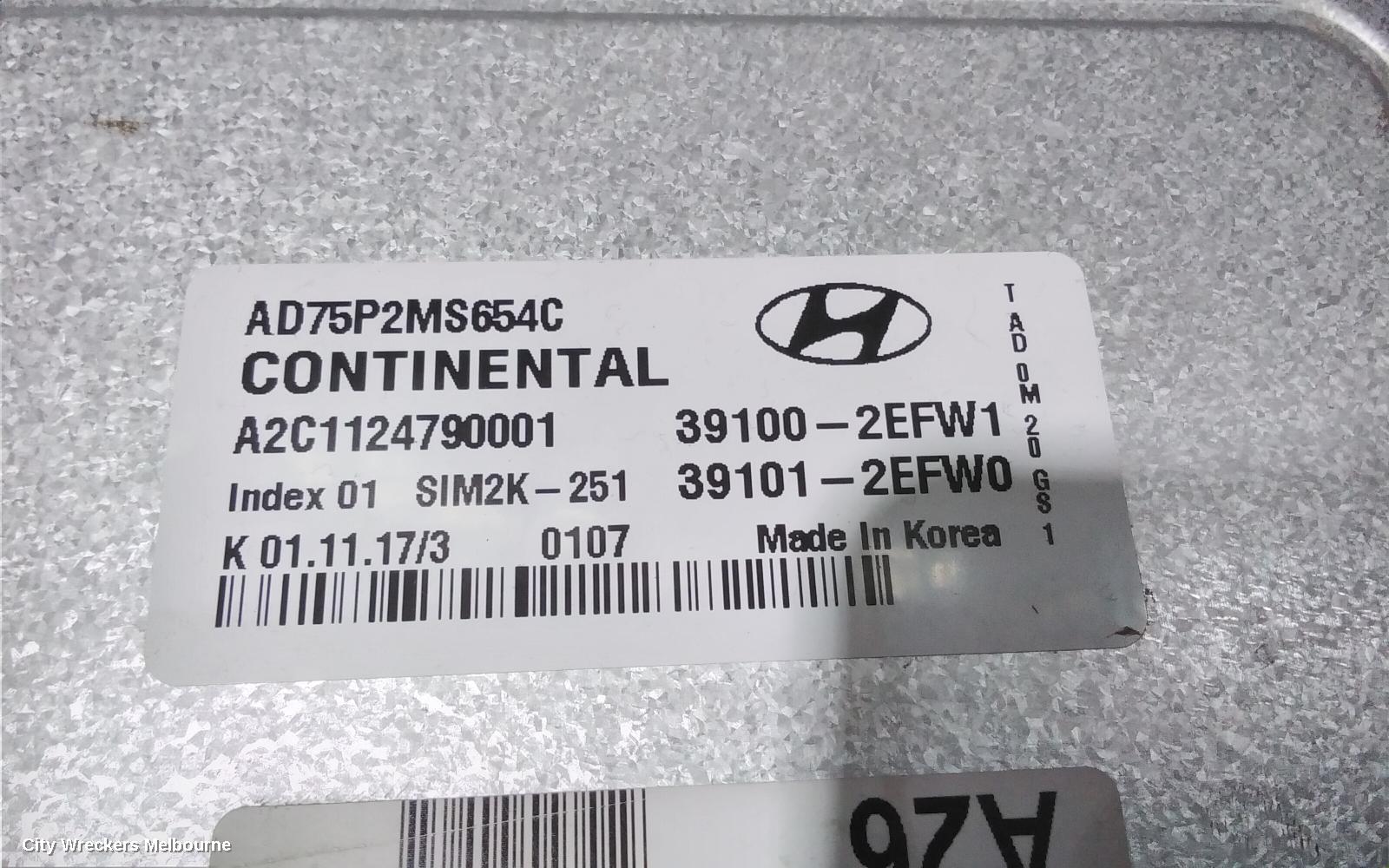 HYUNDAI ELANTRA ECU, ENGINE ECU, 2.0, G4NA, AUTO T/M, ECU ONLY, AD, 12/2015 - 12/2020 - Image 3