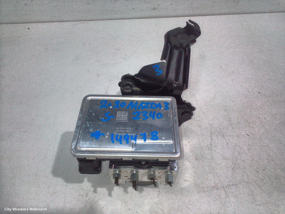 MAZDA 3 ABS PUMP/MODULATOR, BP, PETROL, 2.0, P/N BCYA437A0B, 03/2019 ONWARDS - Image 1