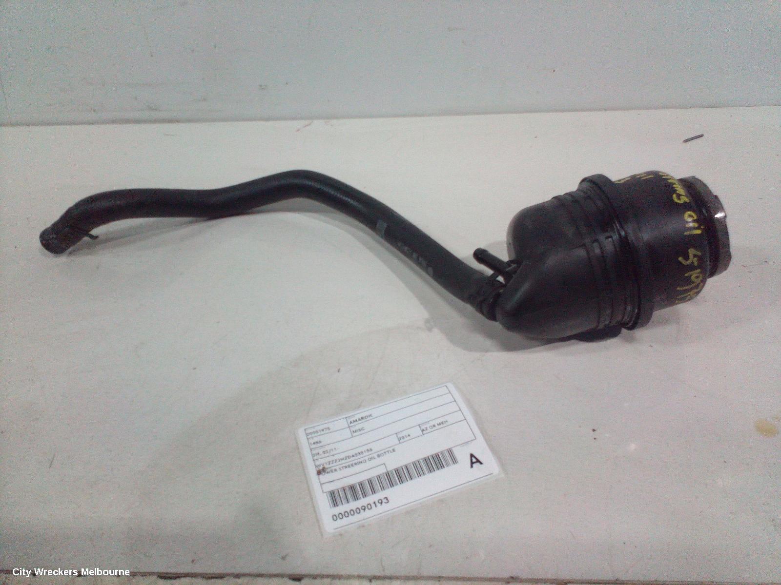 VOLKSWAGEN AMAROK, 2H, 02/2011 - 09/2022, POWER STREERING OIL BOTTLE: 90193 - Image 3