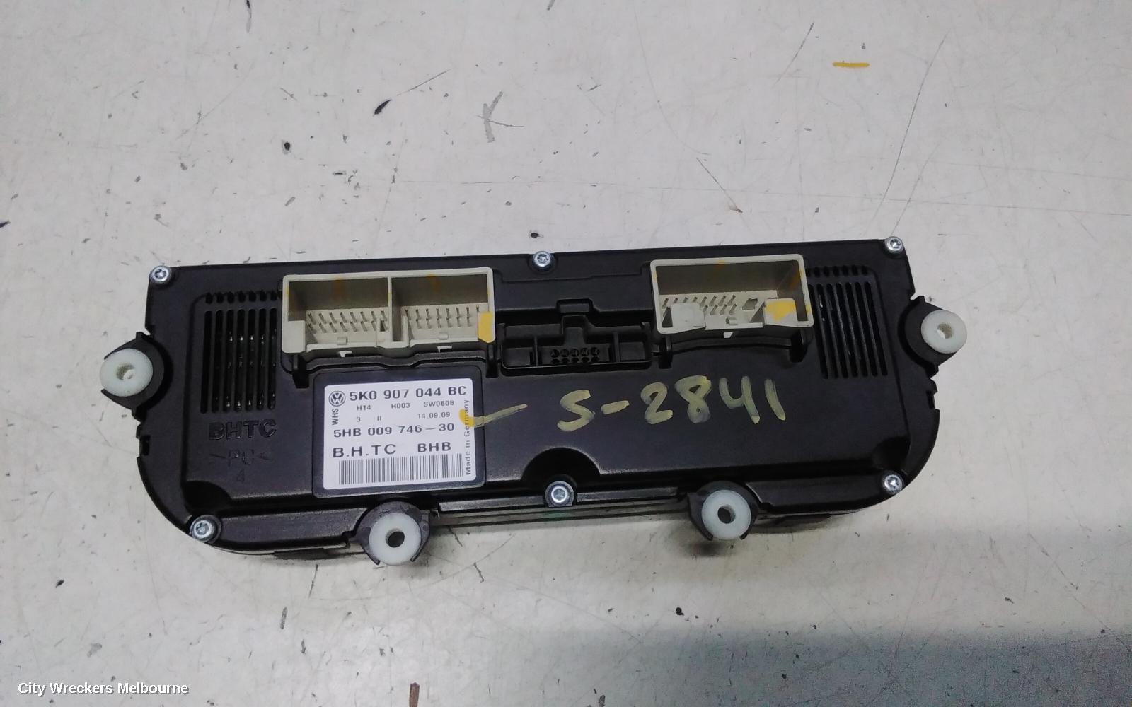 VOLKSWAGEN GOLF HEATER/AC CONTROLS, GEN 6, CLIMATE CONTROL, NON SEAT WARMER, 10/2008 - 03/2013 - Image 3