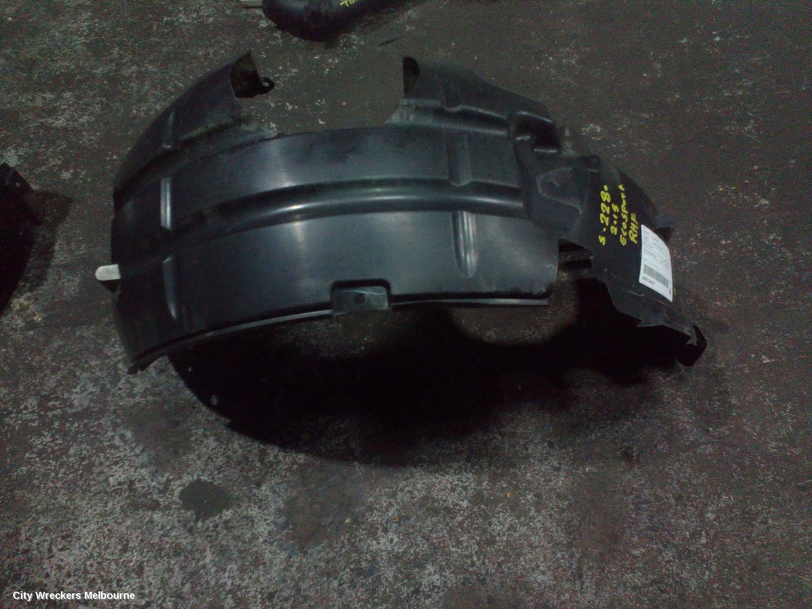 FORD ECOSPORT RIGHT GUARD LINER, BK, 11/2013 - 09/2017 - Image 1