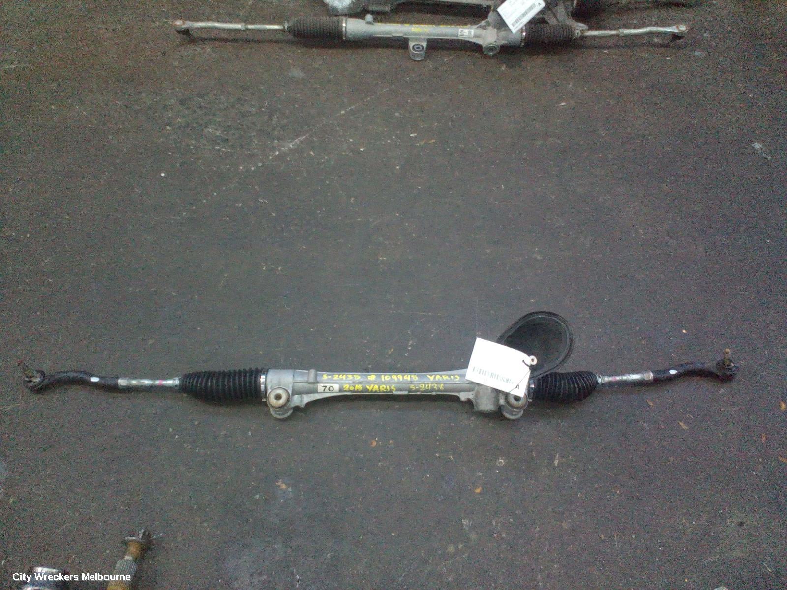 TOYOTA YARIS STEERING BOX/RACK, NCP13#, 07/2014 - 12/2019 - Image 1