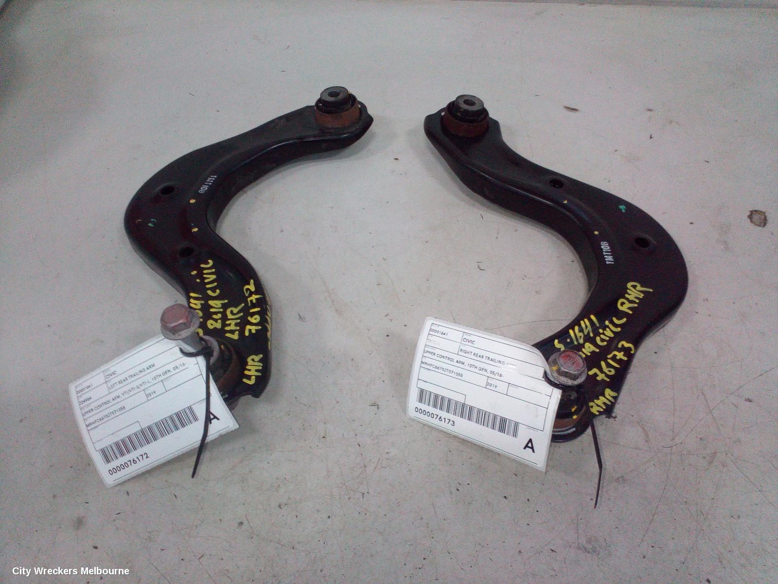 HONDA CIVIC RIGHT REAR TRAILING ARM, UPPER CONTROL ARM, 10TH GEN, 05/2016 ONWARDS - Image 3