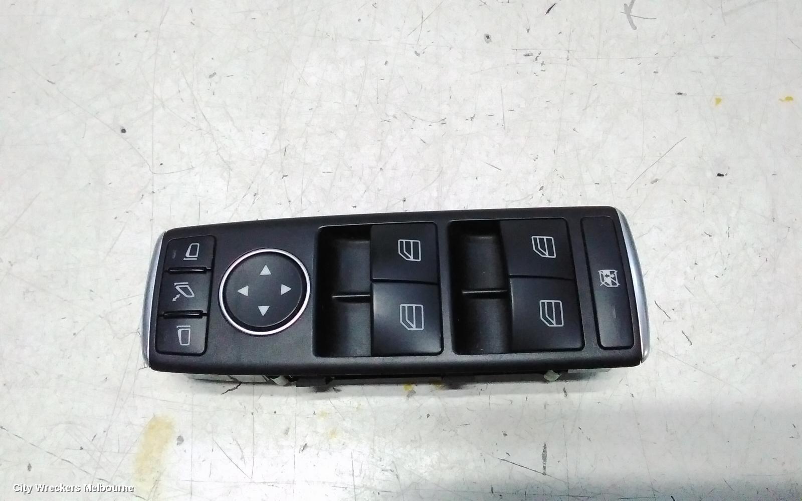 MERCEDES CLA CLASS PWR DR WIND SWITCH, RH FRONT (MASTER SWITCH), C117/X117, 10/2013 - 01/2019 - Image 1