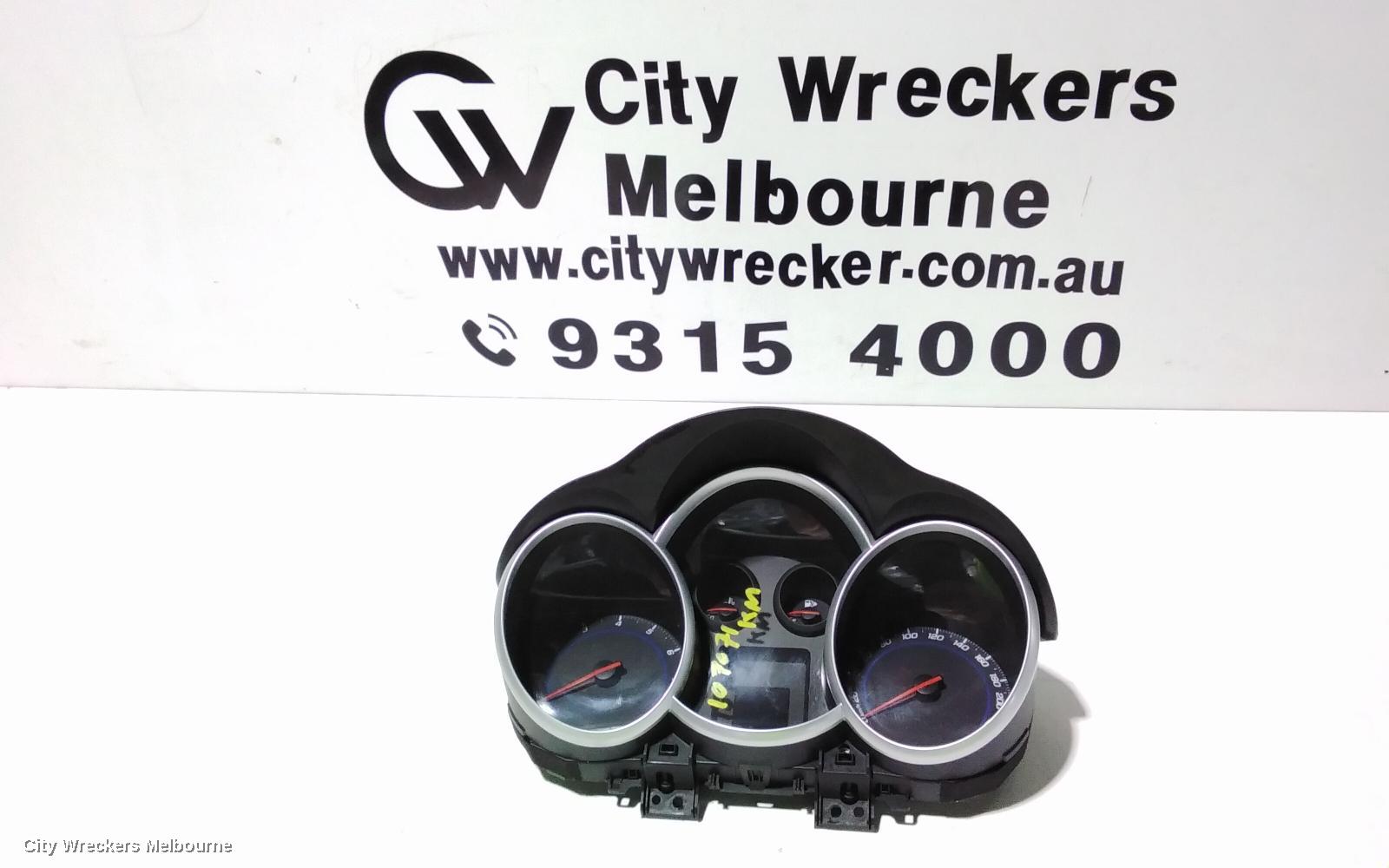 HOLDEN CRUZE INSTRUMENT CLUSTER, INSTRUMENT CLUSTER, PETROL, MANUAL, 1.8, JG, 03/2009 - 02/2011 - Image 1